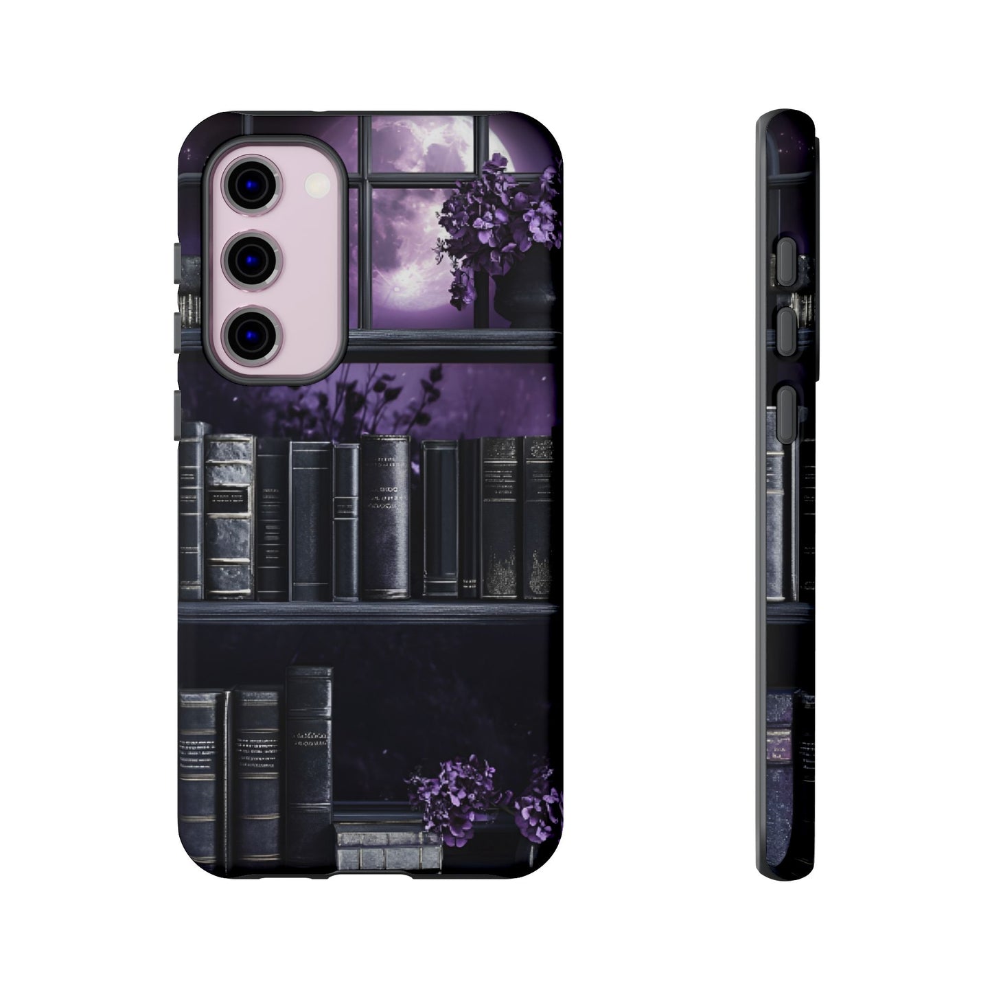 Dark Academia Bookshelf Phone Case - Literature and Book Lover Phone Cases for iPhone 16 15 14 13 12 11, Samsung Galaxy & Google Pixel
