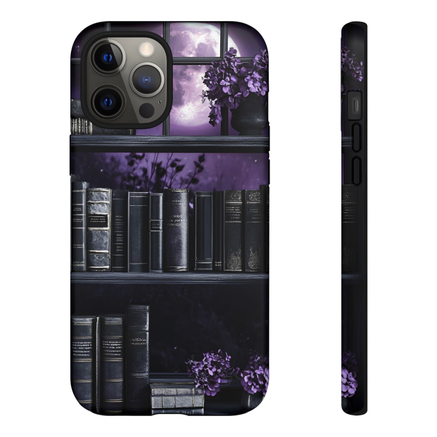 Dark Academia Bookshelf Phone Case - Literature and Book Lover Phone Cases for iPhone 16 15 14 13 12 11, Samsung Galaxy & Google Pixel