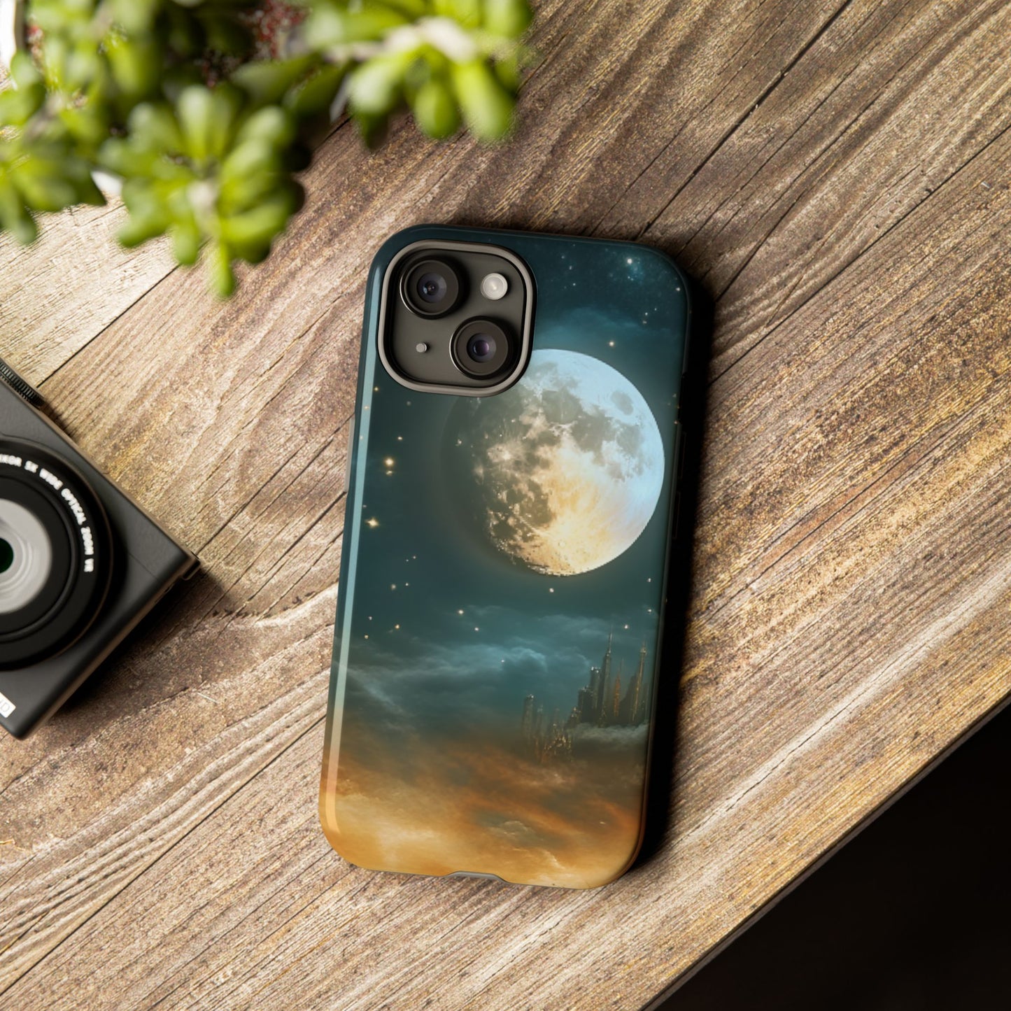 Space Phone Case - Planet and Stars in Fantasy World for iPhone 16 15 14 13 12 11, Samsung Galaxy & Google Pixel
