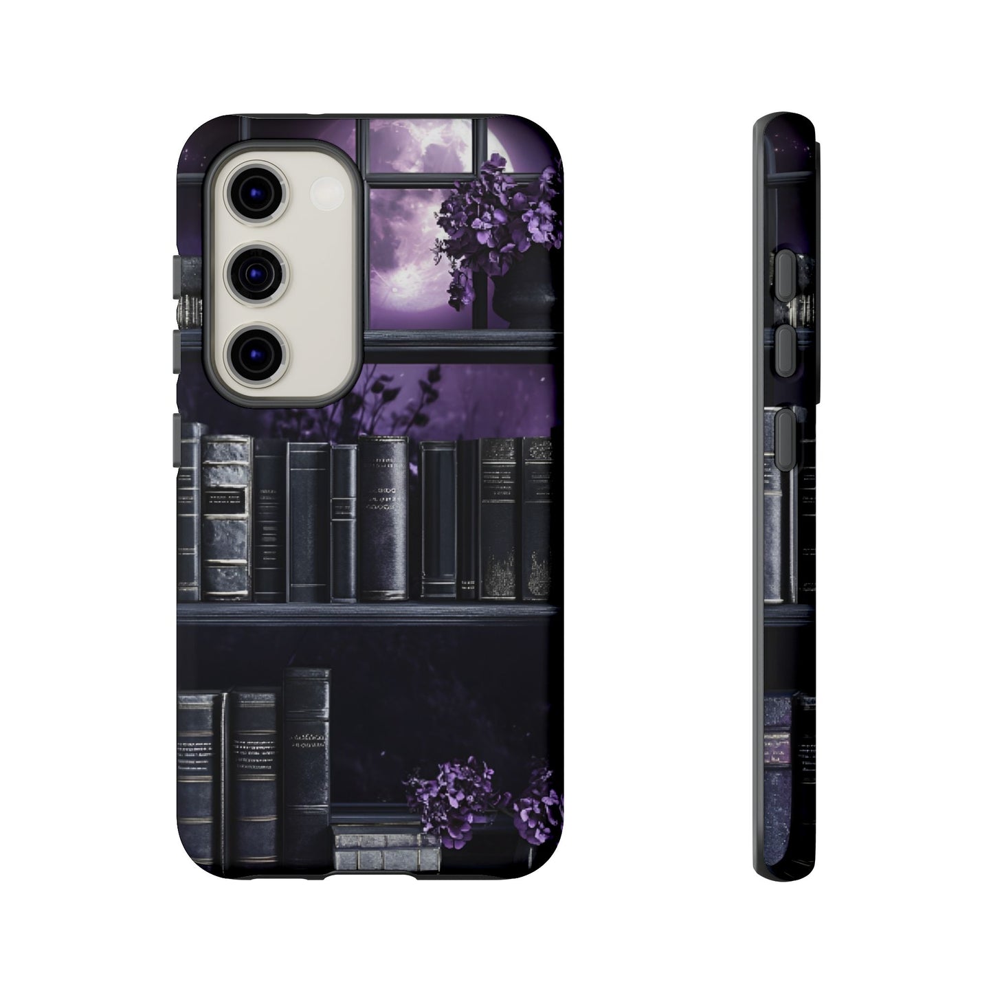 Dark Academia Bookshelf Phone Case - Literature and Book Lover Phone Cases for iPhone 16 15 14 13 12 11, Samsung Galaxy & Google Pixel