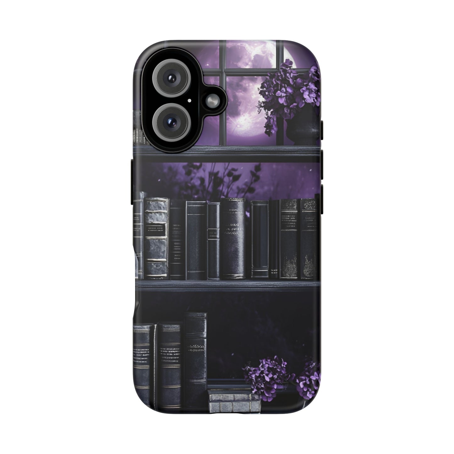 Dark Academia Bookshelf Phone Case - Literature and Book Lover Phone Cases for iPhone 16 15 14 13 12 11, Samsung Galaxy & Google Pixel