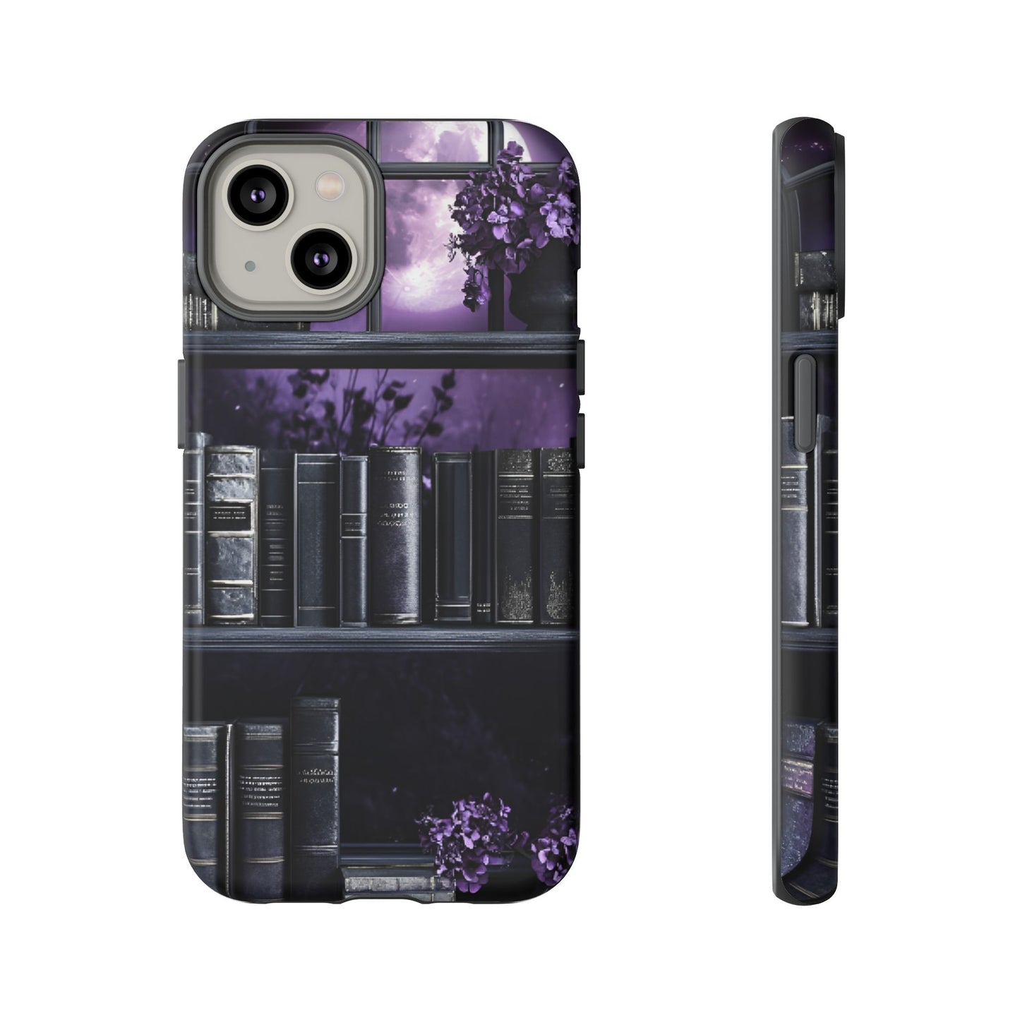 Dark Academia Bookshelf Phone Case - Literature and Book Lover Phone Cases for iPhone 16 15 14 13 12 11, Samsung Galaxy & Google Pixel