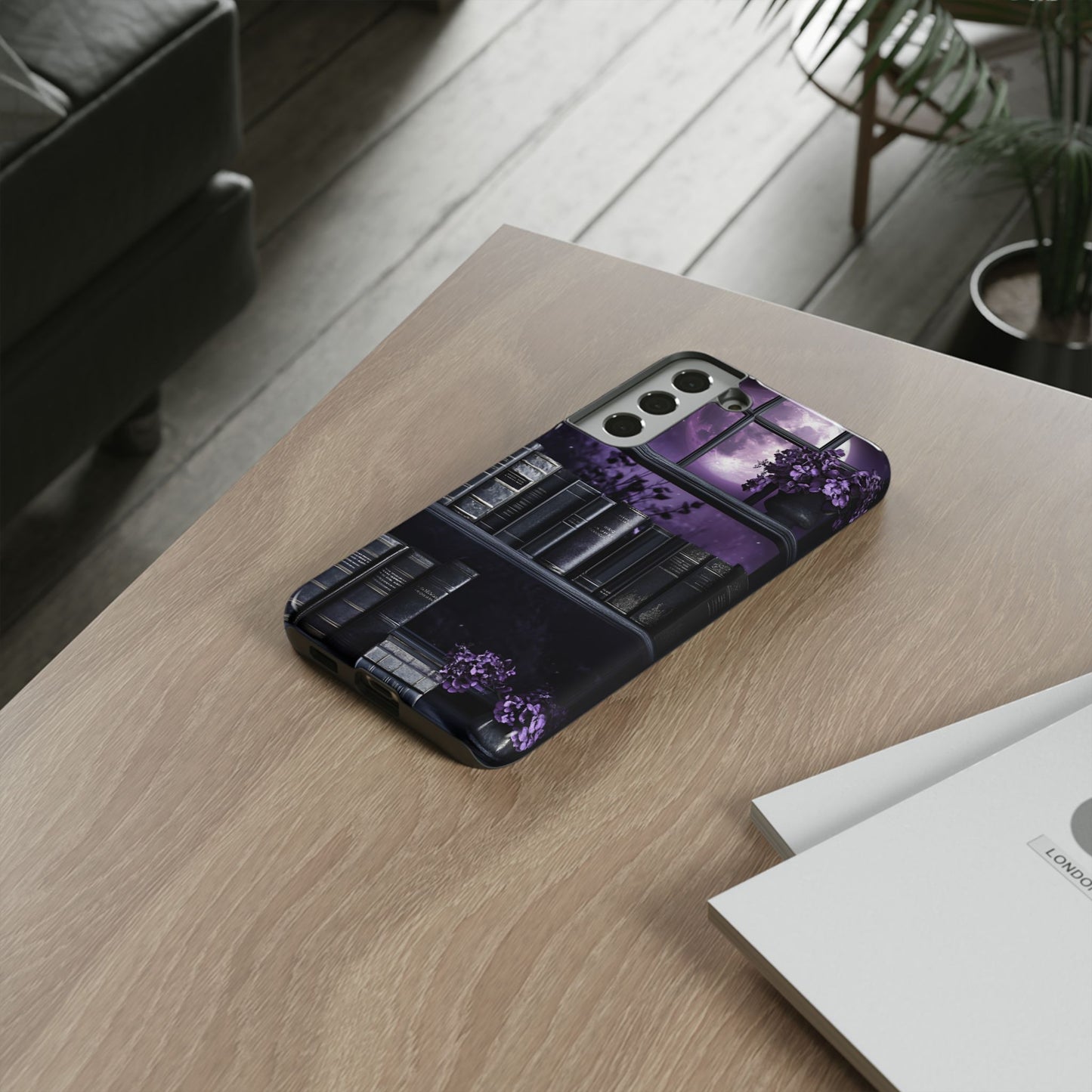 Dark Academia Bookshelf Phone Case - Literature and Book Lover Phone Cases for iPhone 16 15 14 13 12 11, Samsung Galaxy & Google Pixel