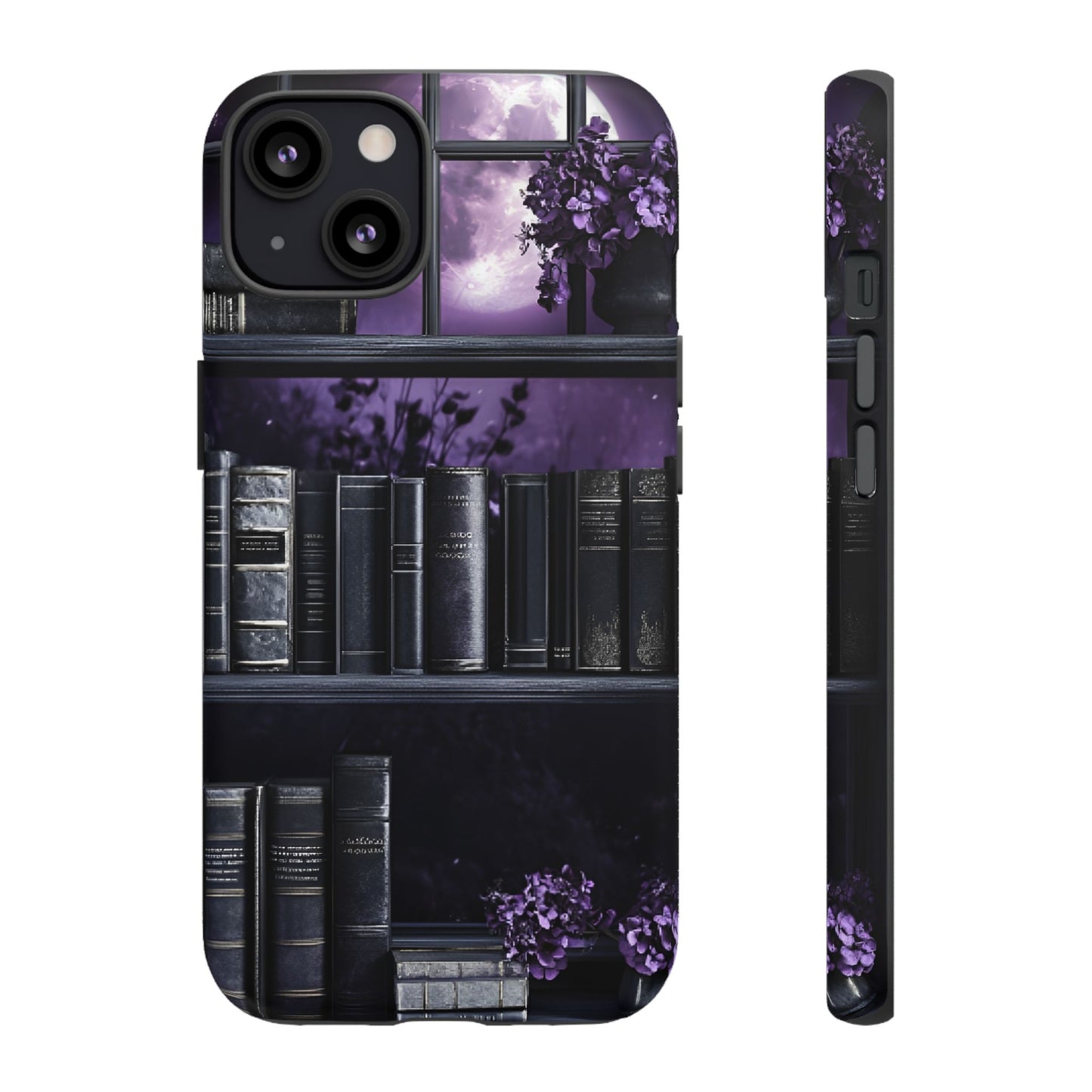 Dark Academia Bookshelf Phone Case - Literature and Book Lover Phone Cases for iPhone 16 15 14 13 12 11, Samsung Galaxy & Google Pixel