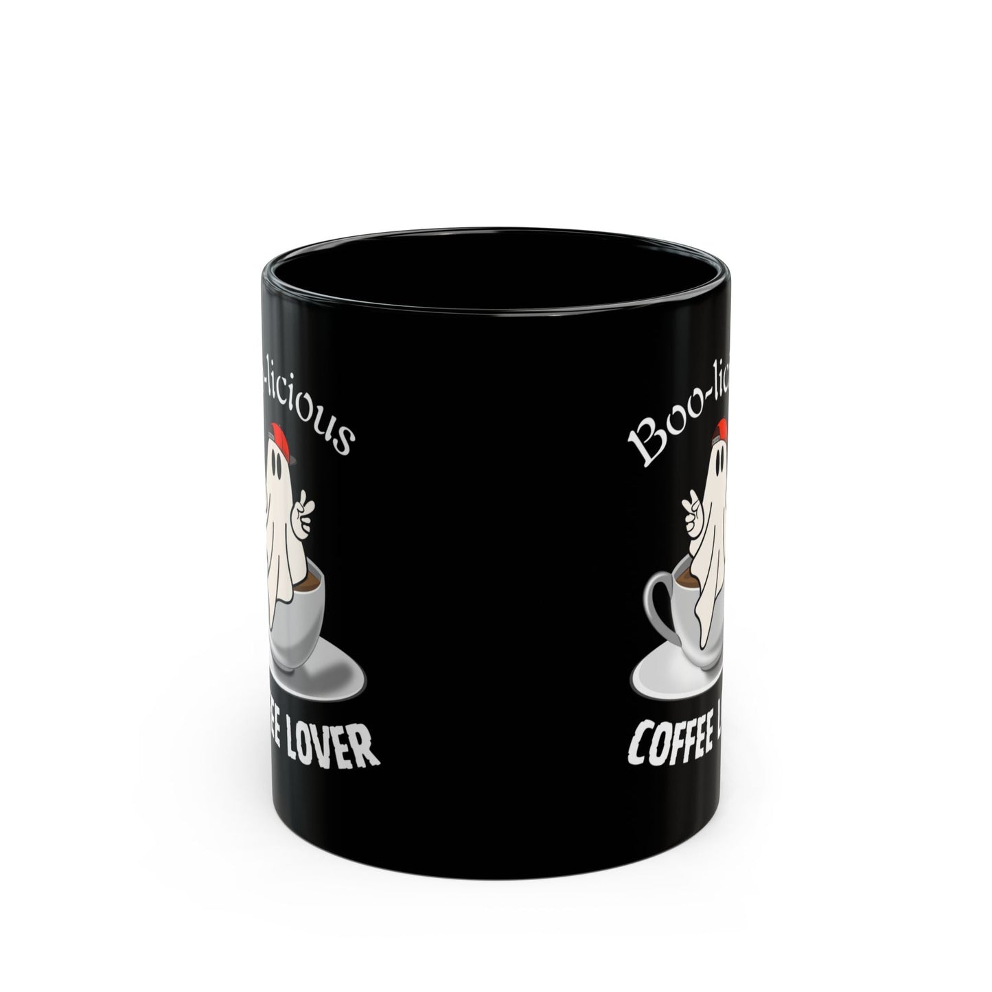 Cute and Spooky Ghost Mug for Coffee Lovers - BOO-licious Coffee Lover - Boo and Bewear