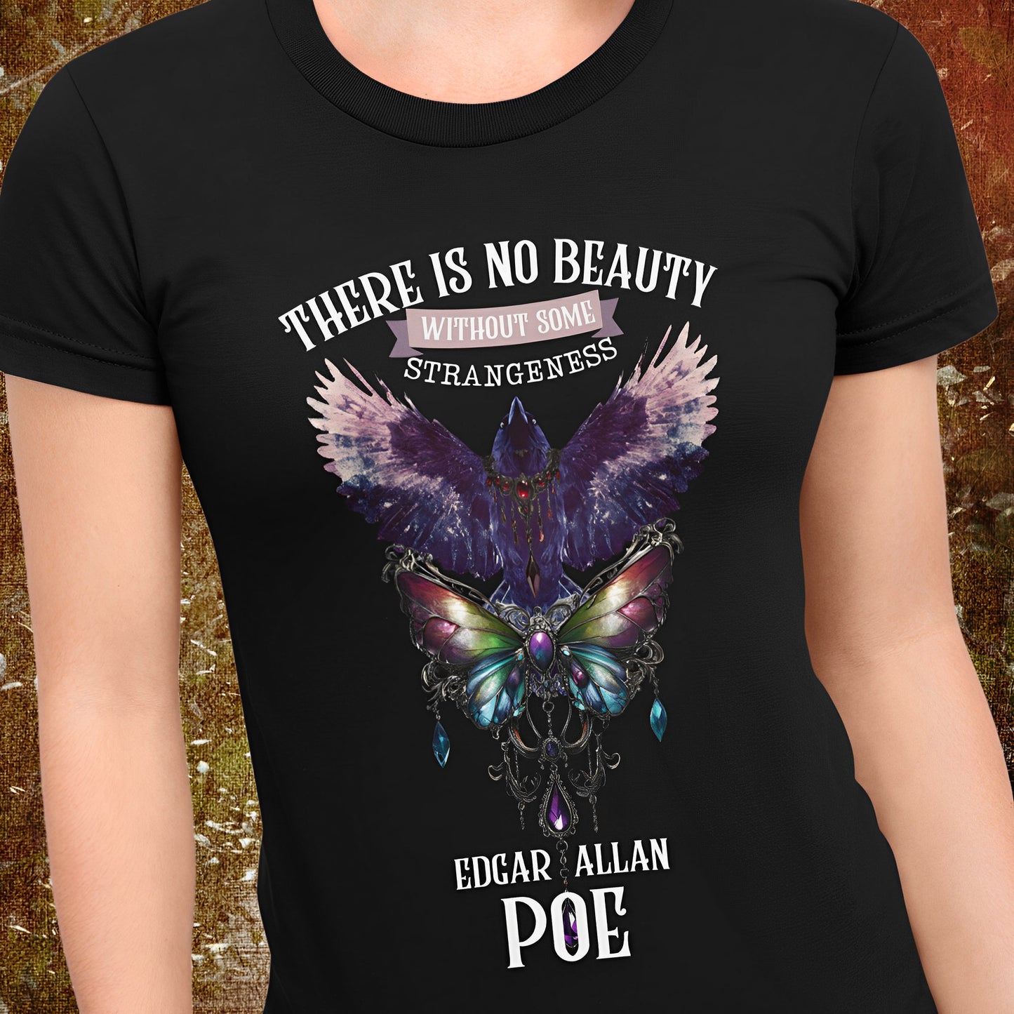 Edgar Allan Poe T-Shirt - Gothic Dark Academia Bookish Shirt - Boo and Bewear