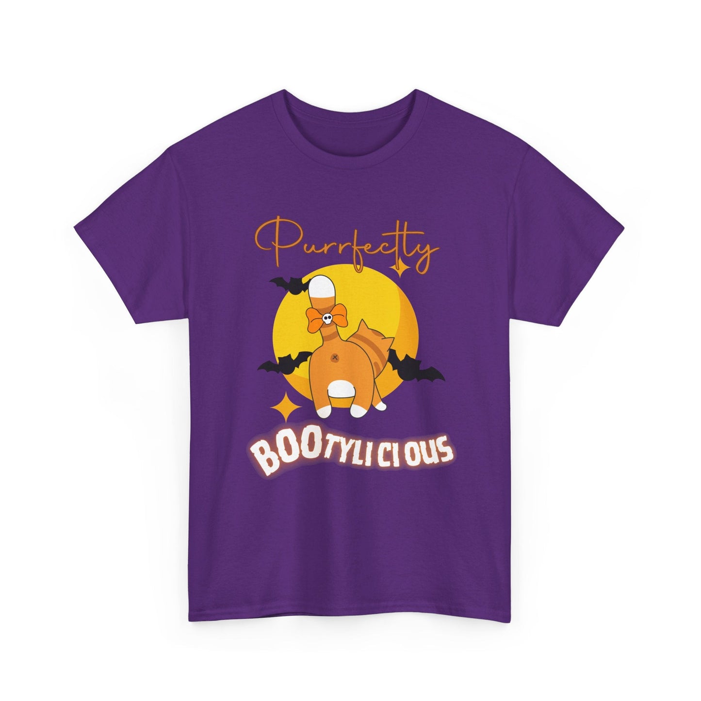 Funny and Cute Halloween Cat T-Shirt - Purrfectly Bootylicious - Boo and Bewear