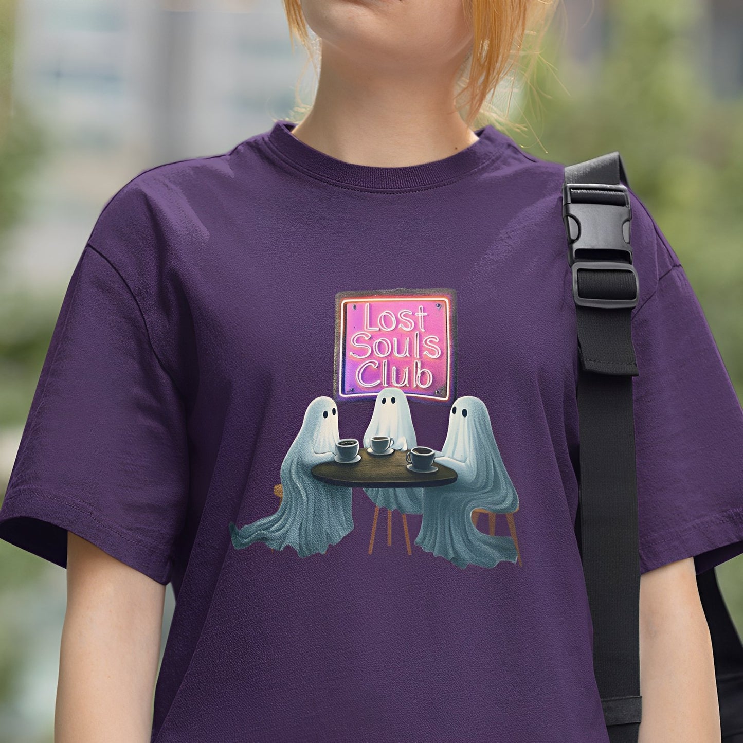 Ghost T-Shirt - Lost Souls Club - Boo and Bewear