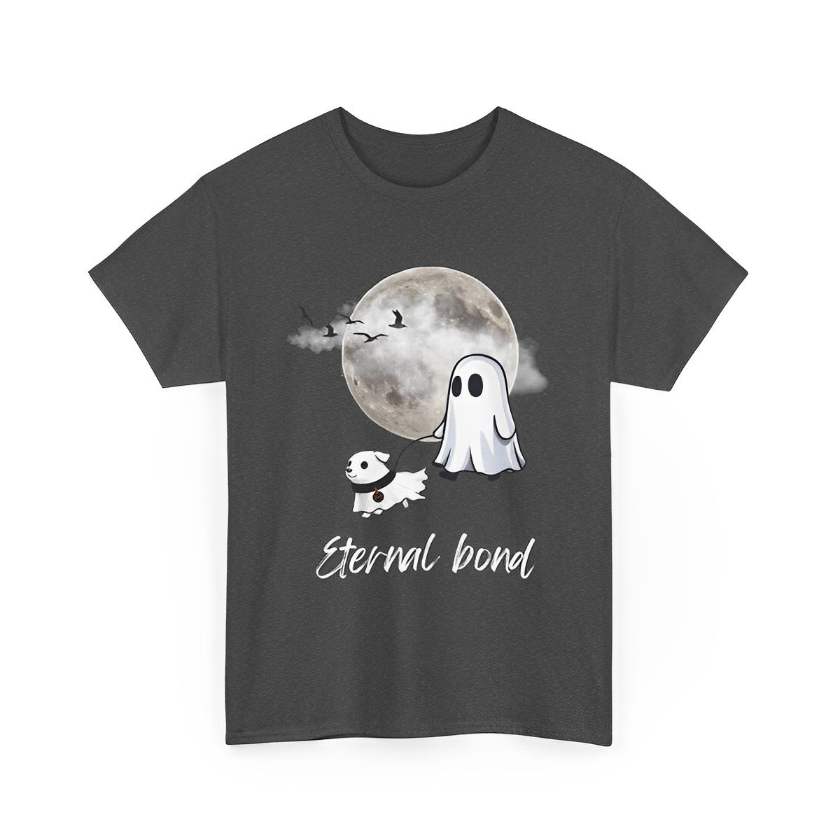 Ghost Walking Dog T-Shirt - Eternal Bond - Dog Lover Shirt