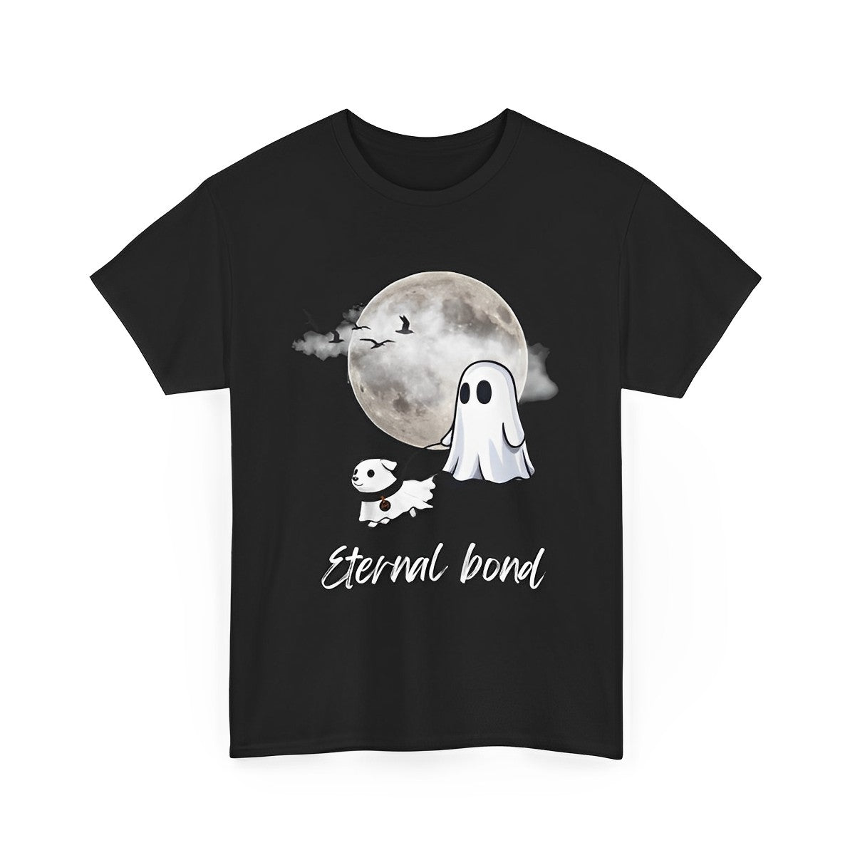 Ghost Walking Dog T-Shirt - Eternal Bond - Dog Lover Shirt