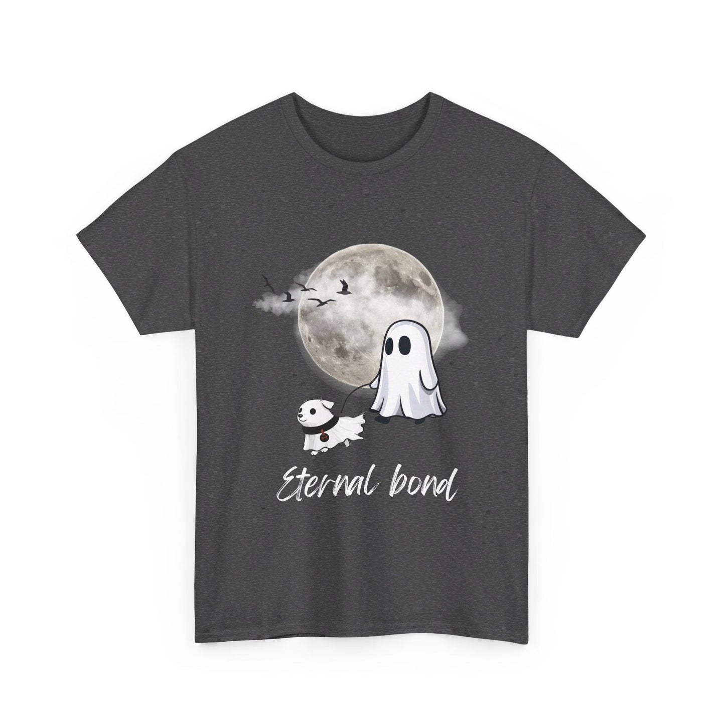 Ghost Walking Dog T-Shirt - Eternal Bond - Dog Lover Shirt - Boo and Bewear