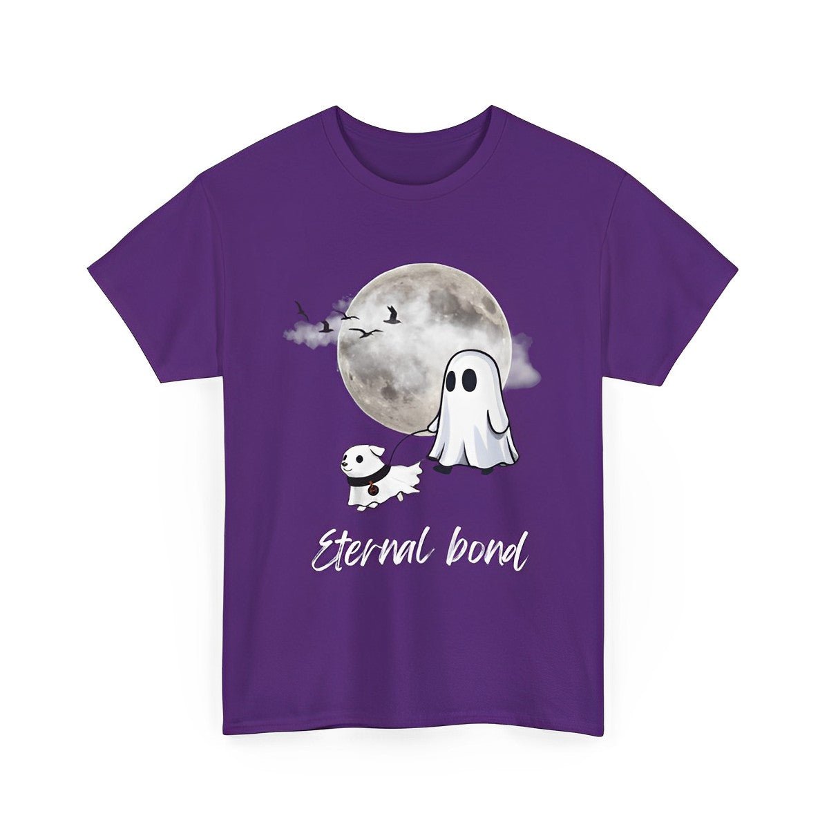 Ghost Walking Dog T-Shirt - Eternal Bond - Dog Lover Shirt