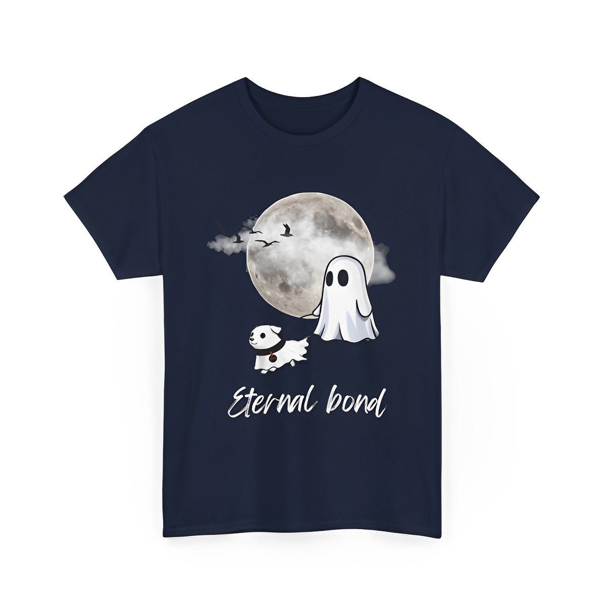 Ghost Walking Dog T-Shirt - Eternal Bond - Dog Lover Shirt