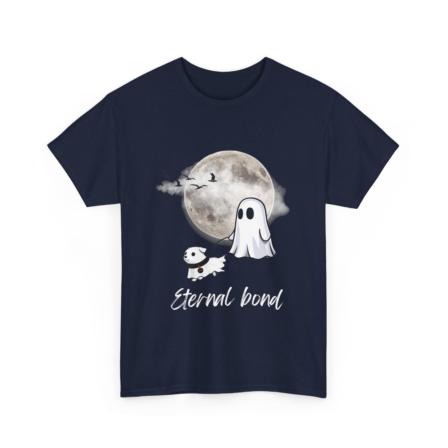 Ghost Walking Dog T-Shirt - Eternal Bond - Dog Lover Shirt - Boo and Bewear
