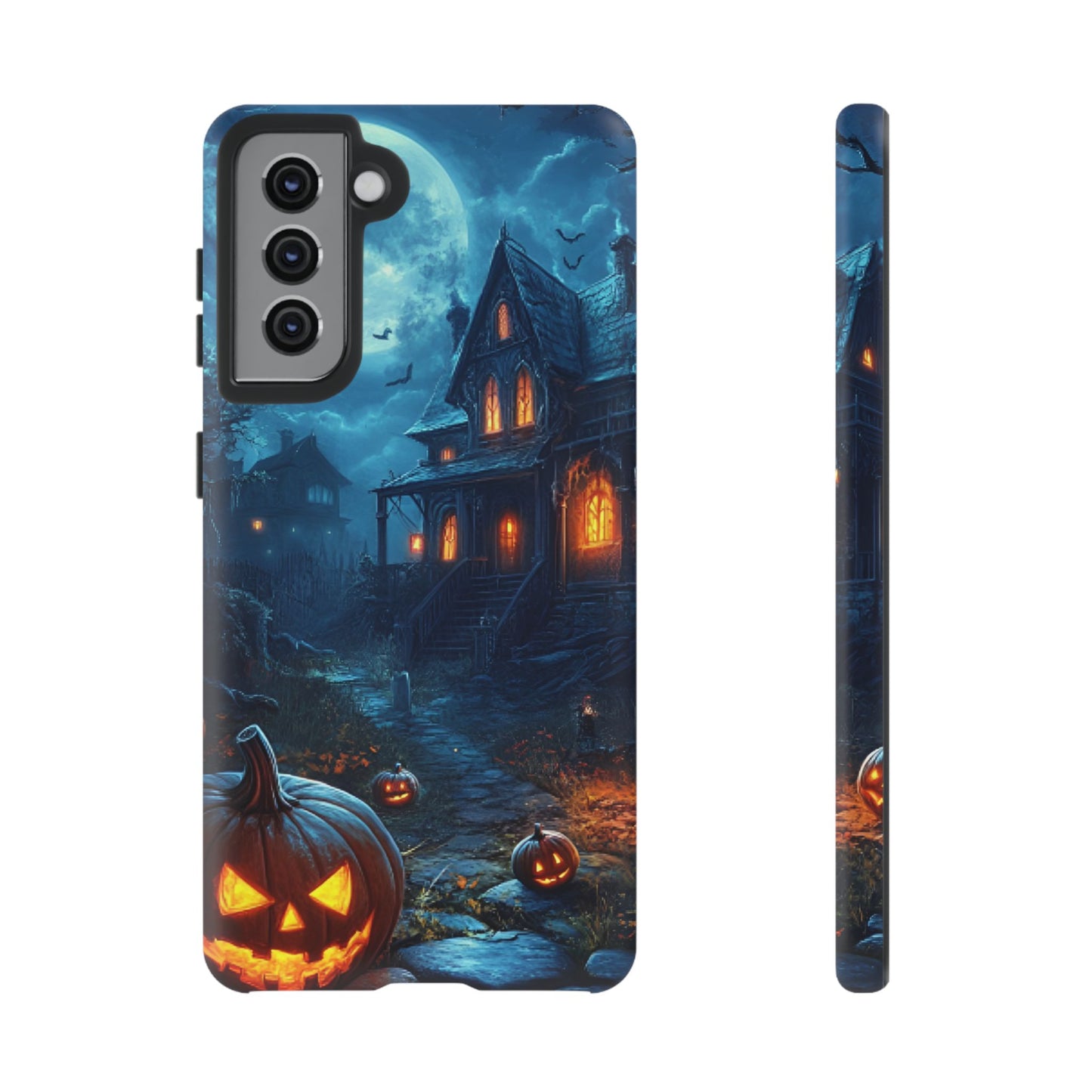 Halloween Haunted  House Phone Case - Spooky & Scary Phone Cases - iPhone 16 15 14 13 12 11, Samsung Galaxy & Google Pixel Phone Covers