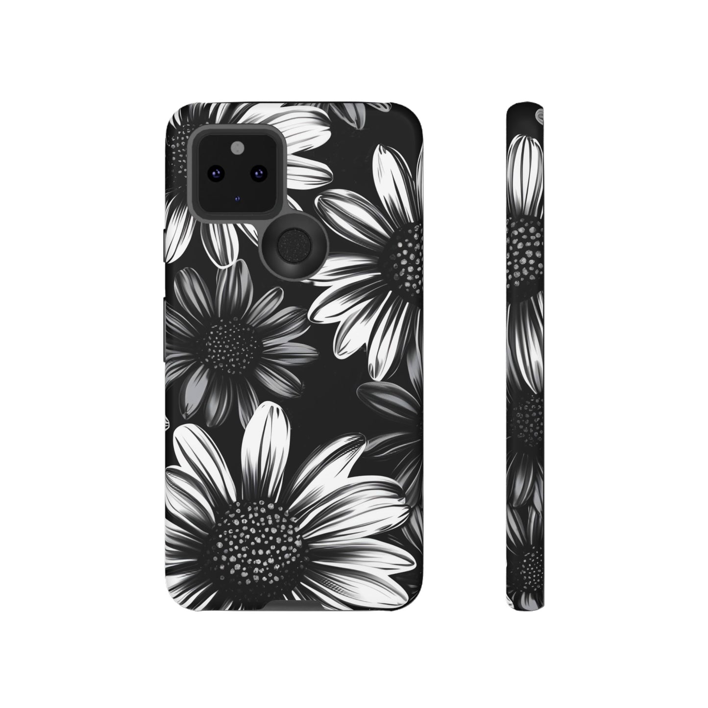 Daisy Phone Case - Dark Gothic Flower Phone Cases for iPhone 16 15 14 13 12 11, Samsung Galaxy & Google Pixel