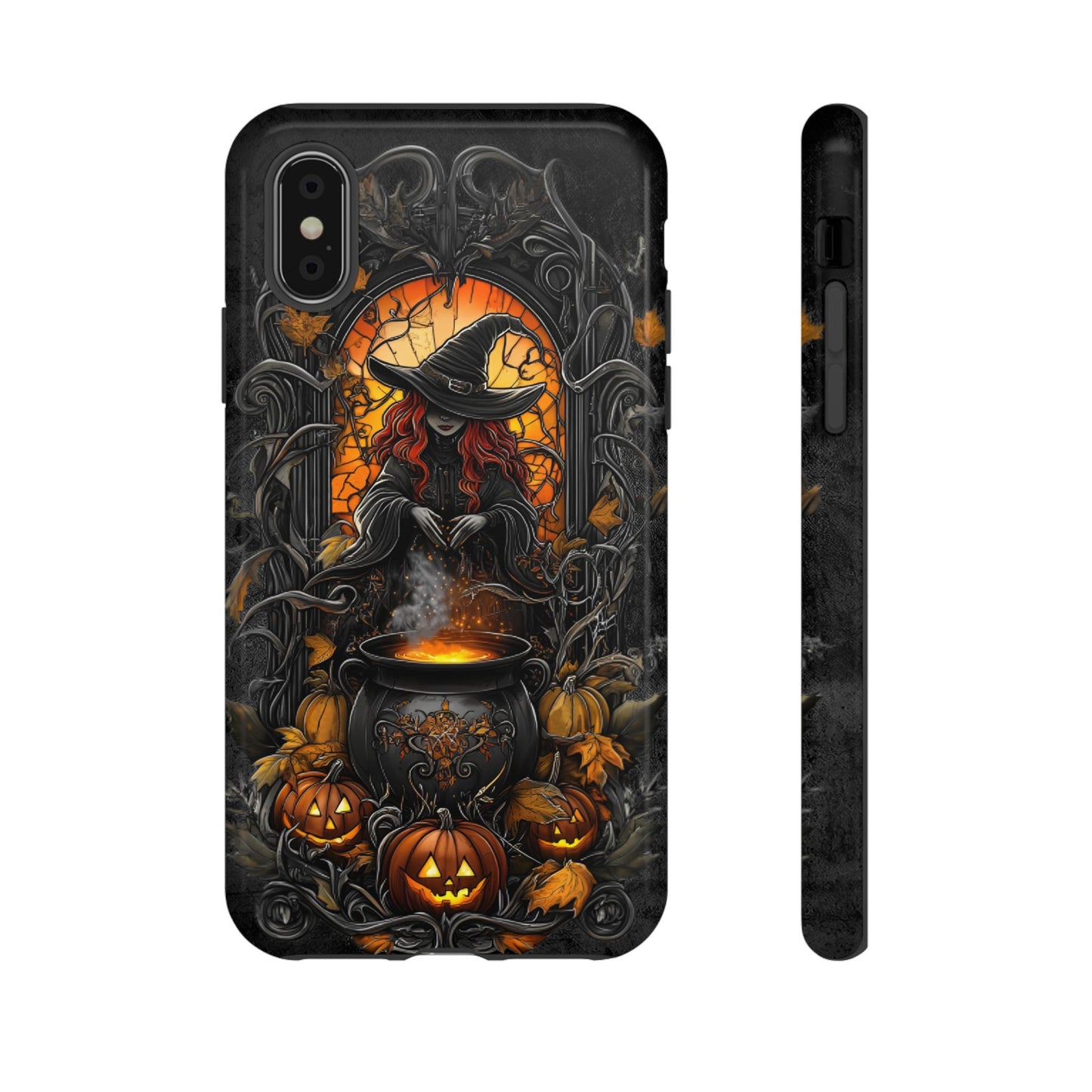 Halloween Witch Phone Case - Magic Witchy Phone Cases - iPhone 16 15 14 13 12 11, Samsung Galaxy & Google Pixel Phone Covers - Boo and Bewear