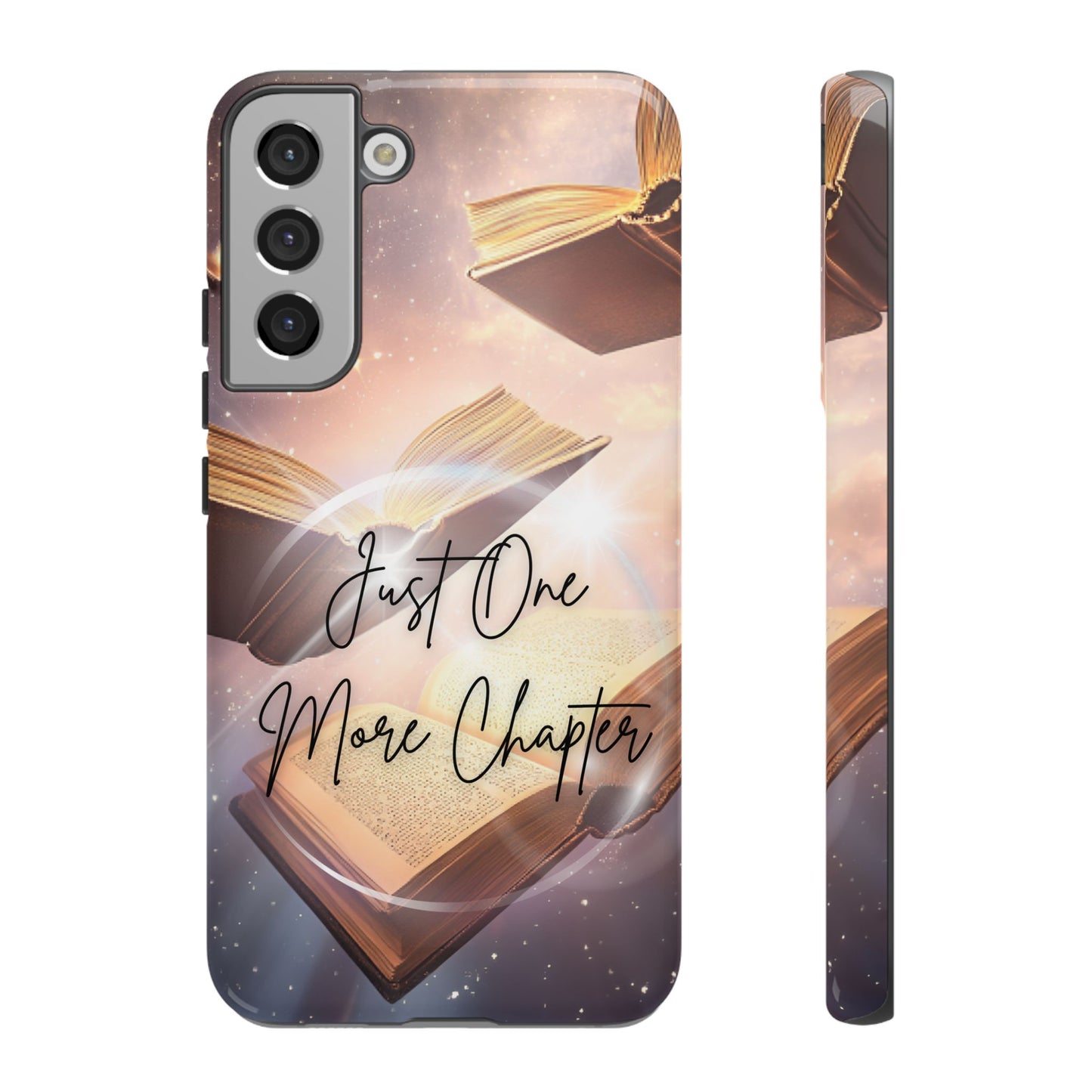 Bookish Phone Case -Just One More Chapter - Magic Vintage Books for iPhone 16 15 14 13 12 11, Samsung Galaxy & Google Pixel