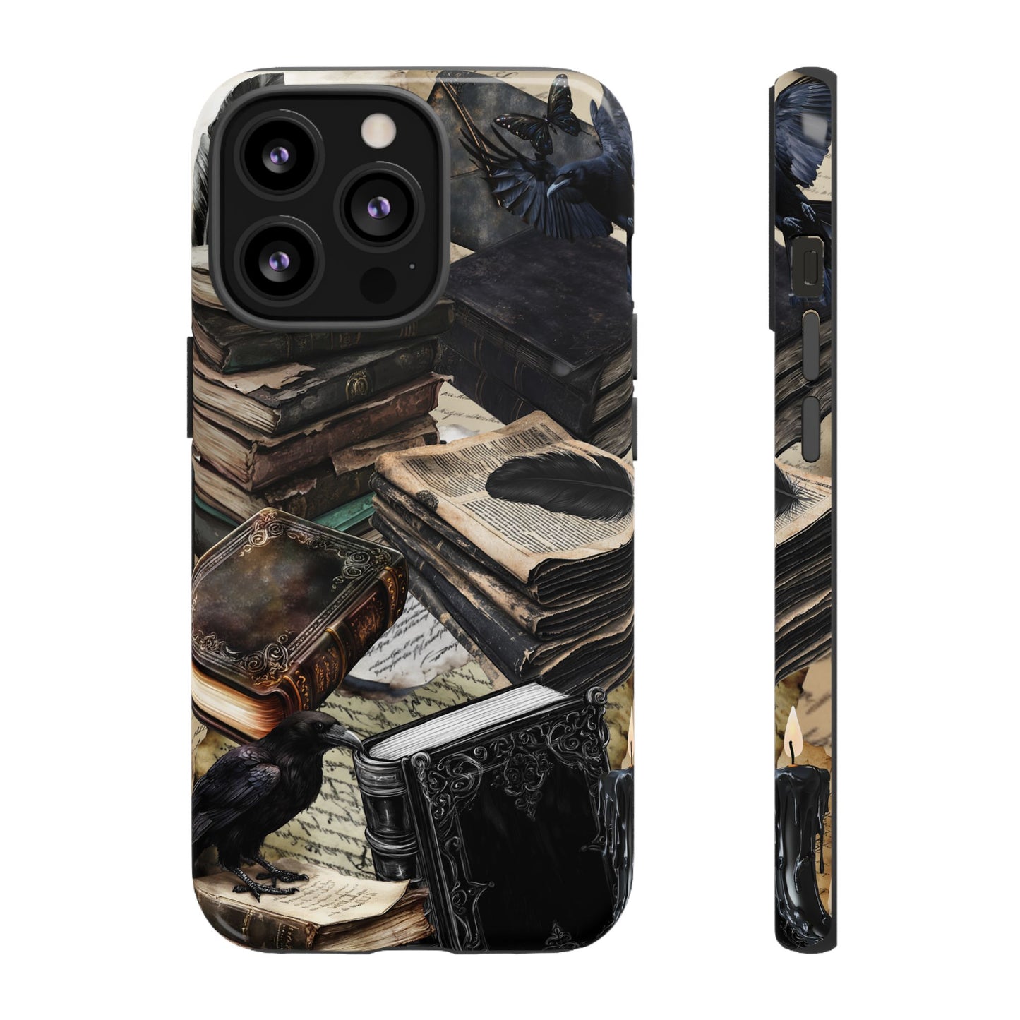 Dark Academia Collage Phone Case for iPhone 16 15 14 13 12 11, Samsung Galaxy & Google Pixel