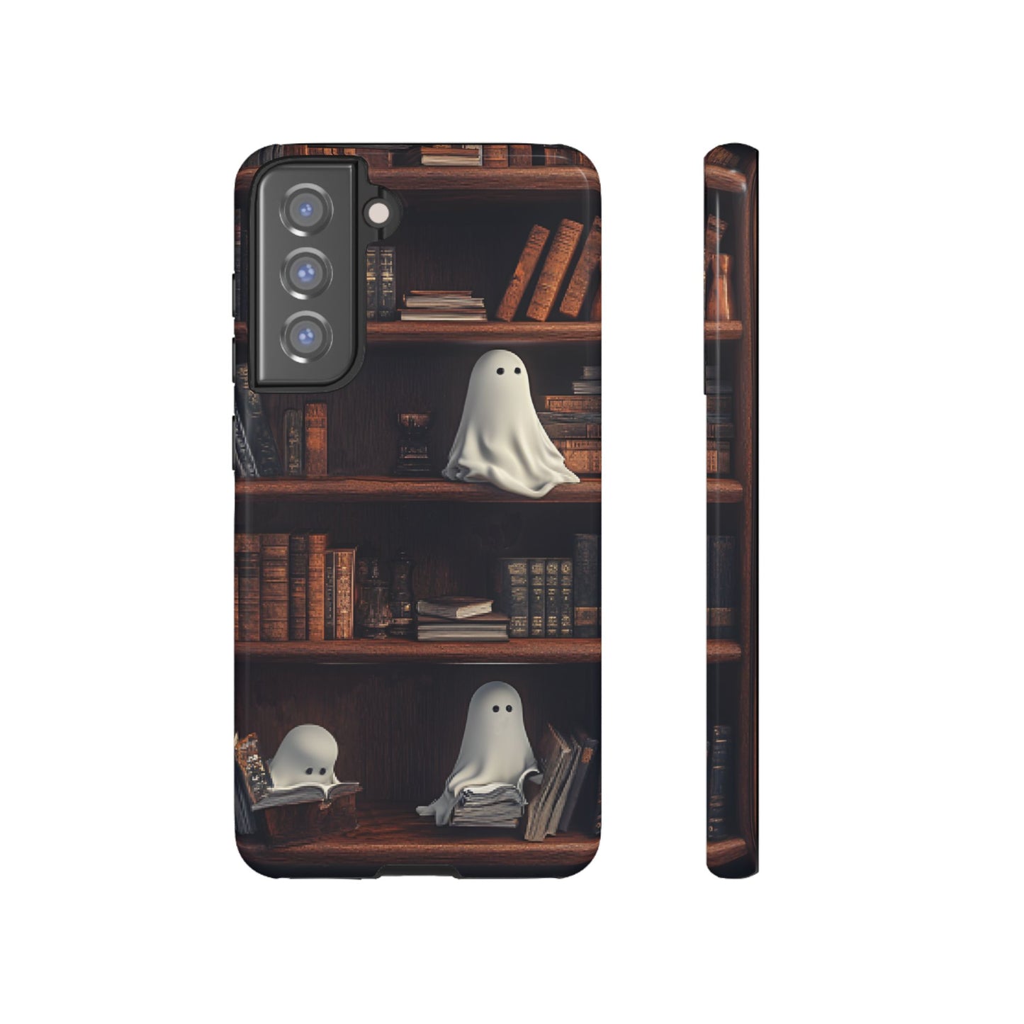 Bookish Ghost Phone Case - iPhone 16 15 14 13 12 11, Samsung Galaxy & Google Pixel Phone Covers