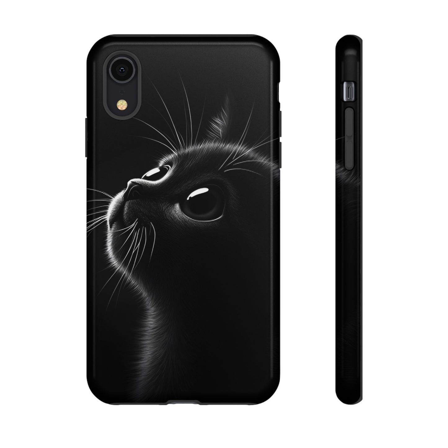 Cute Black Cat Phone Case - Cat Lover Phone Cases - iPhone 16 15 14 13 12 11, Samsung Galaxy & Google Pixel Phone Covers - Boo and Bewear