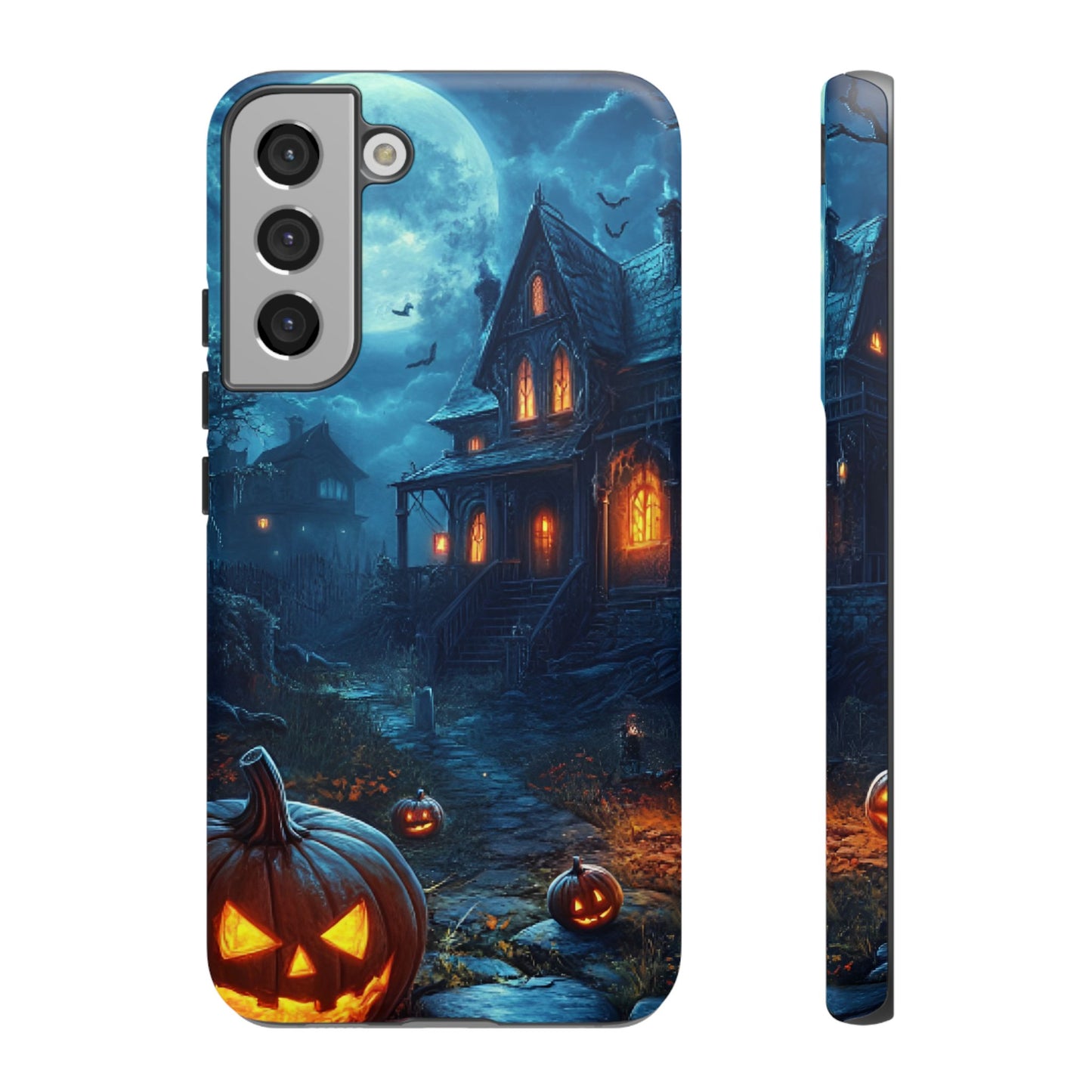 Halloween Haunted  House Phone Case - Spooky & Scary Phone Cases for iPhone 16 15 14 13 12 11, Samsung Galaxy & Google Pixel