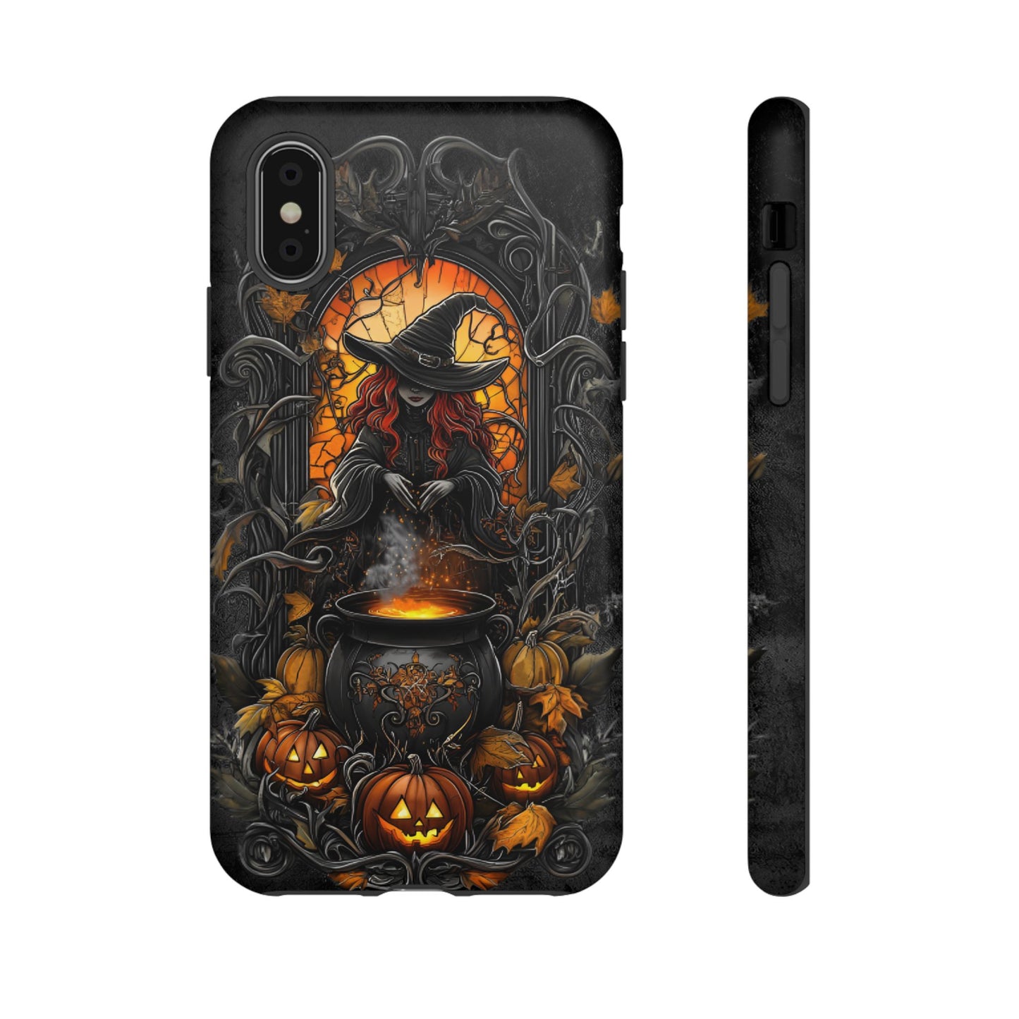 Halloween Witch Phone Case - Magic Witchy Phone Cases - iPhone 16 15 14 13 12 11, Samsung Galaxy & Google Pixel Phone Covers - Boo and Bewear