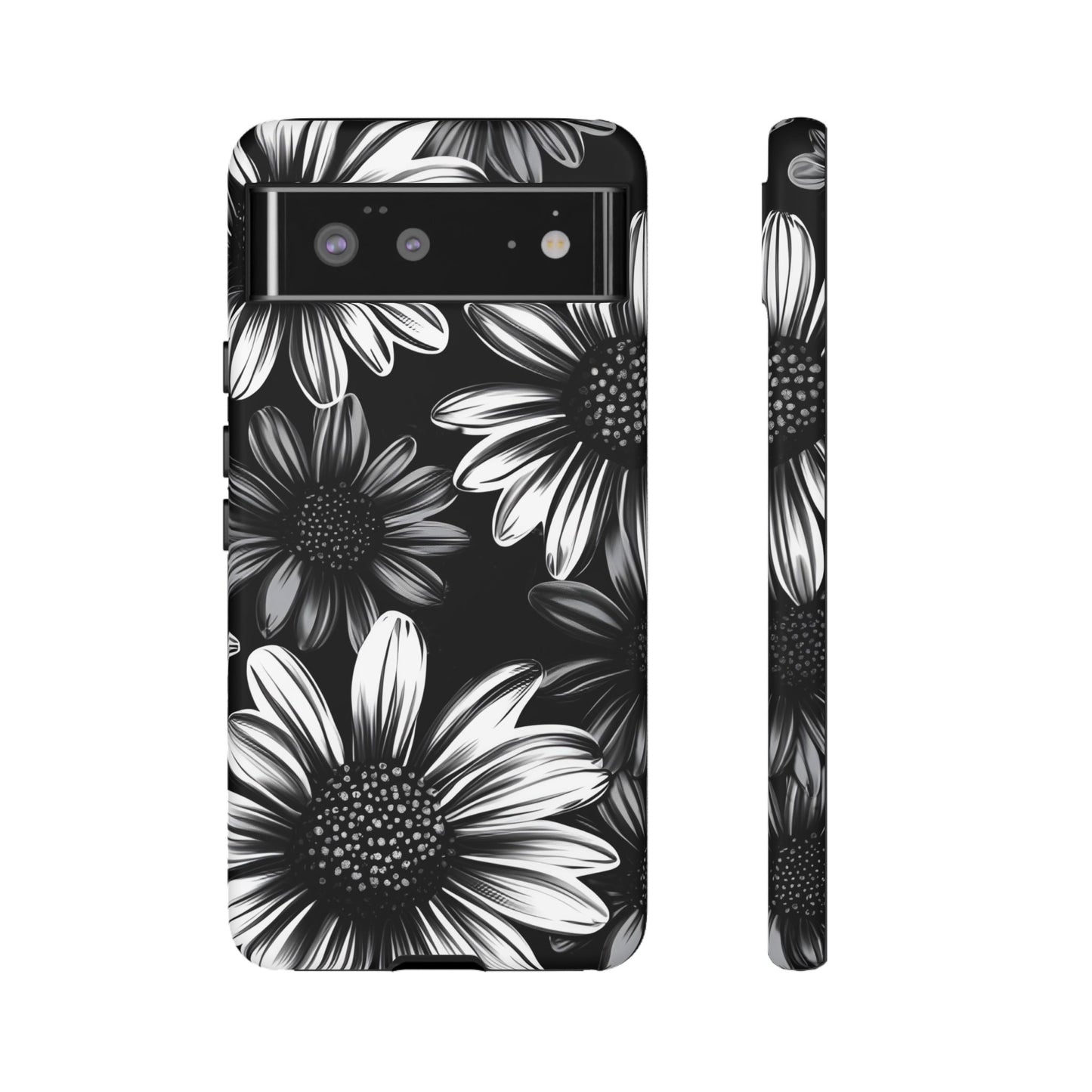 Daisy Phone Case - Dark Gothic Flower Phone Cases for iPhone 16 15 14 13 12 11, Samsung Galaxy & Google Pixel