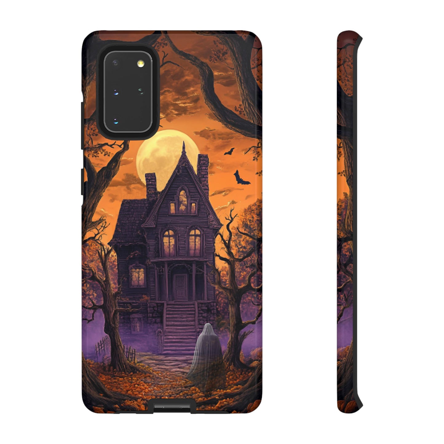 Halloween Haunted Mansion and Ghost Phone Case - Spooky Season Phone Cases - iPhone 16 15 14 13 12 11, Samsung Galaxy & Google Pixel Phone Covers