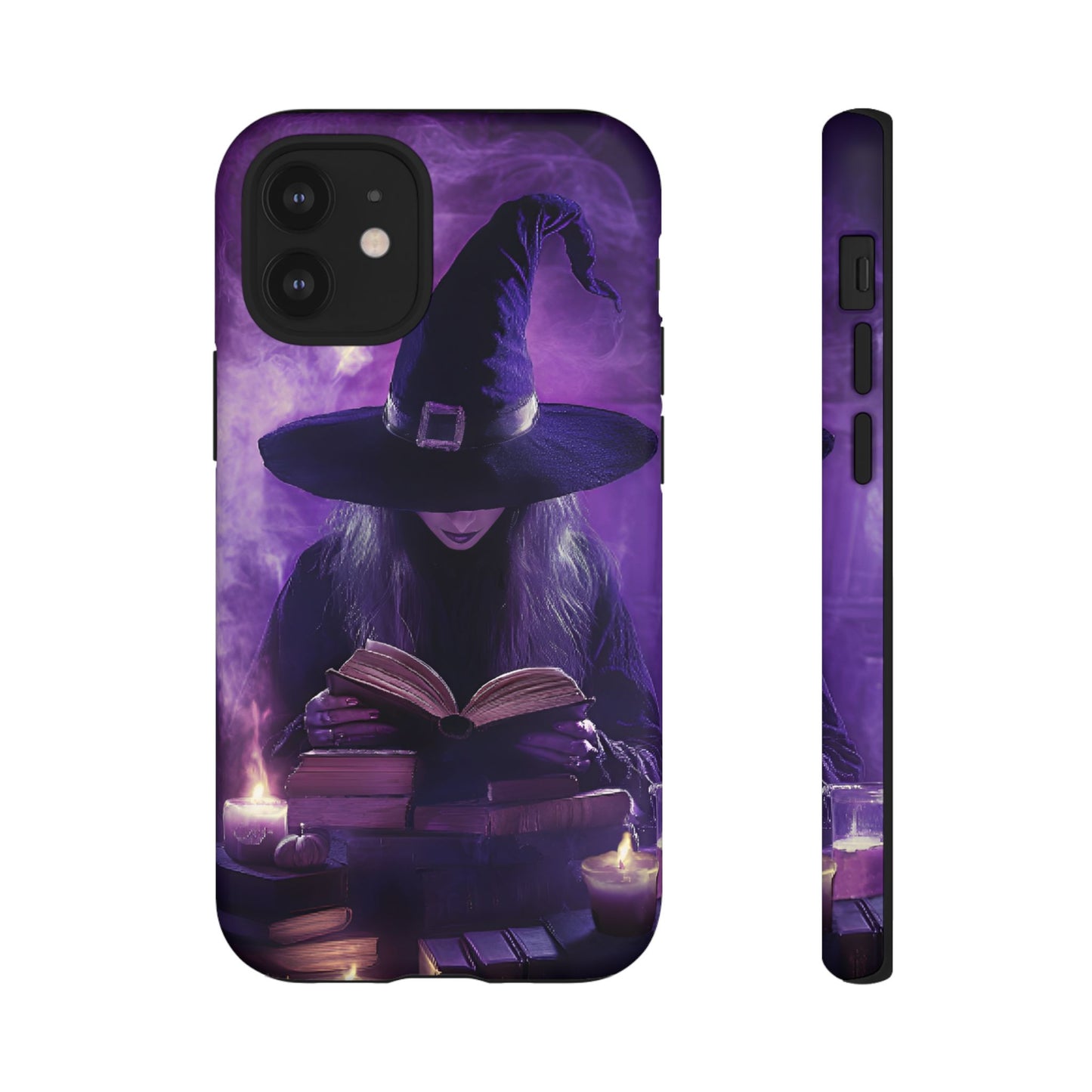 Witch Reading Book Phone Case - Witchy  Halloween Phone Cases for iPhone 16 15 14 13 12 11, Samsung Galaxy & Google Pixel