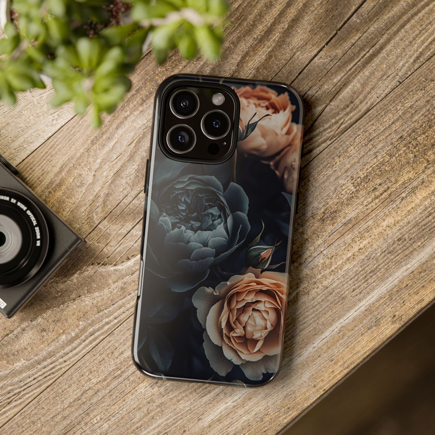 Floral Dark Academia Phone Case - Victorian Goth Phone Cases for iPhone 16 15 14 13 12 11, Samsung Galaxy & Google Pixel