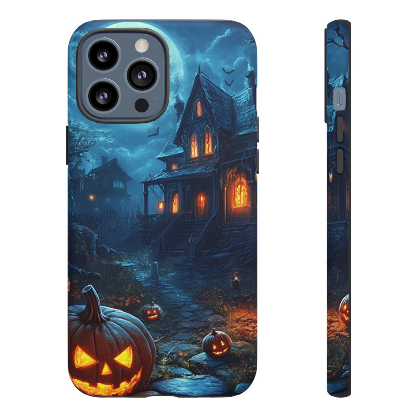 Halloween Haunted  House Phone Case - Spooky & Scary Phone Cases for iPhone 16 15 14 13 12 11, Samsung Galaxy & Google Pixel