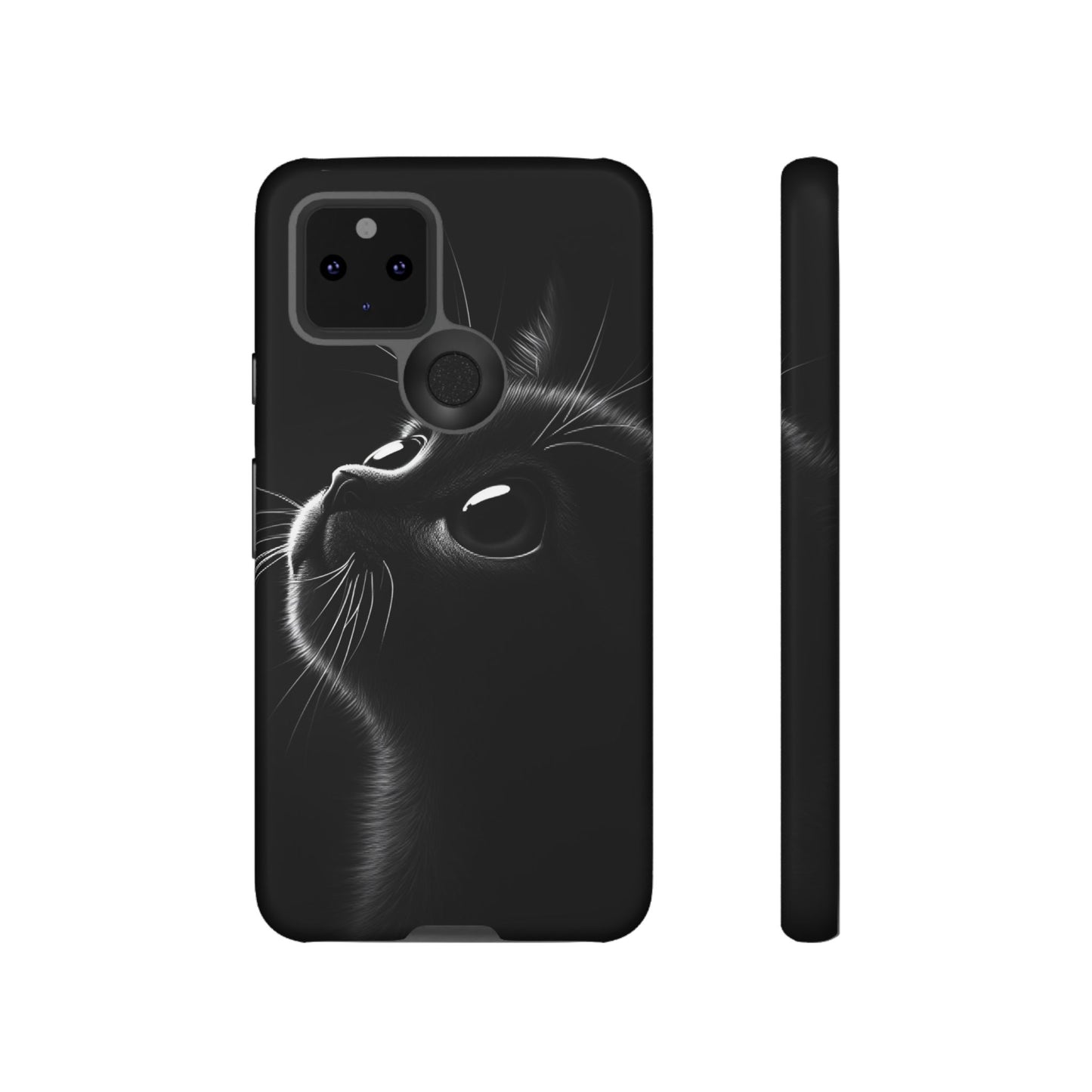 Cute Black Cat Phone Case - Cat Lover Phone Cases - iPhone 16 15 14 13 12 11, Samsung Galaxy & Google Pixel Phone Covers