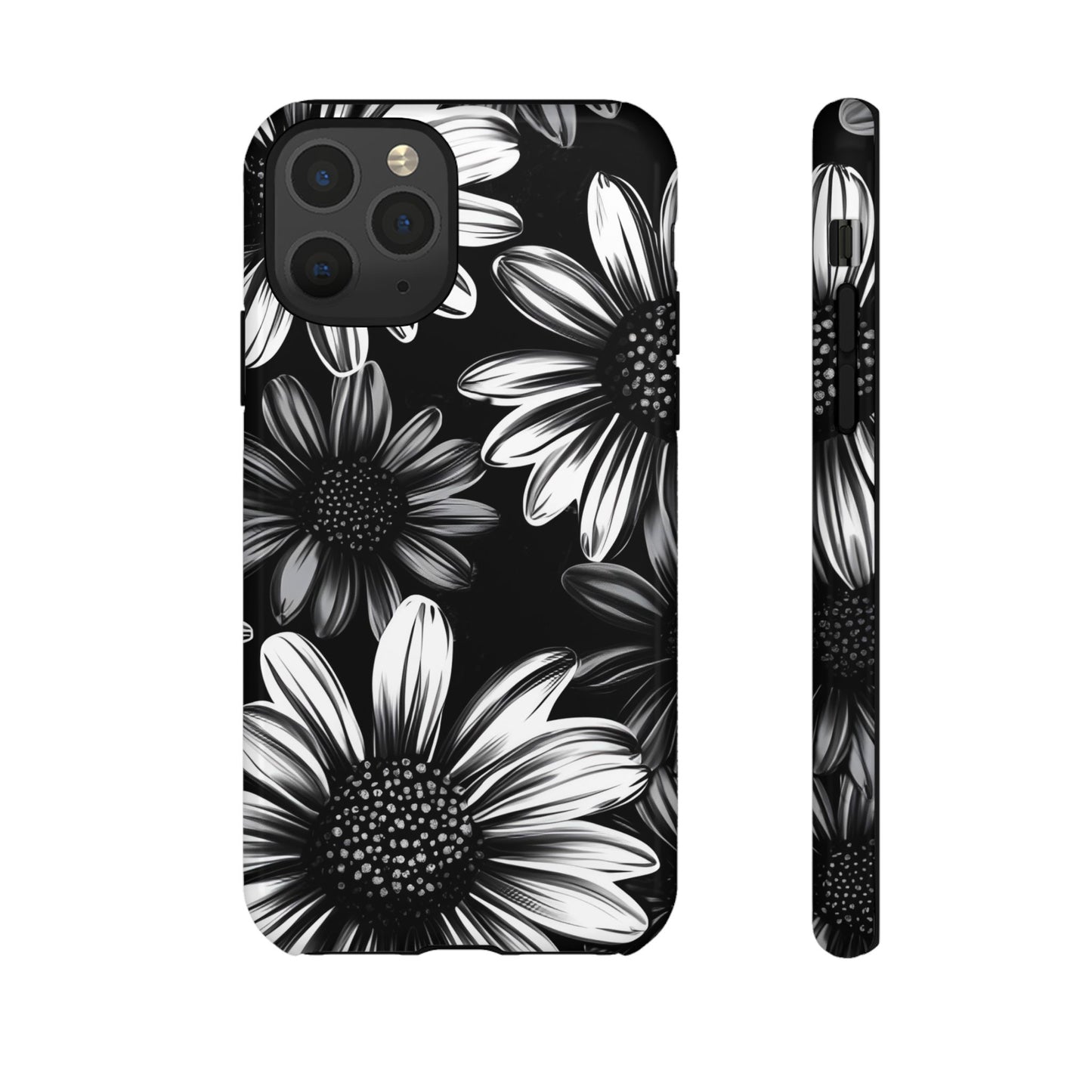 Daisy Phone Case - Dark Gothic Flower Phone Cases for iPhone 16 15 14 13 12 11, Samsung Galaxy & Google Pixel