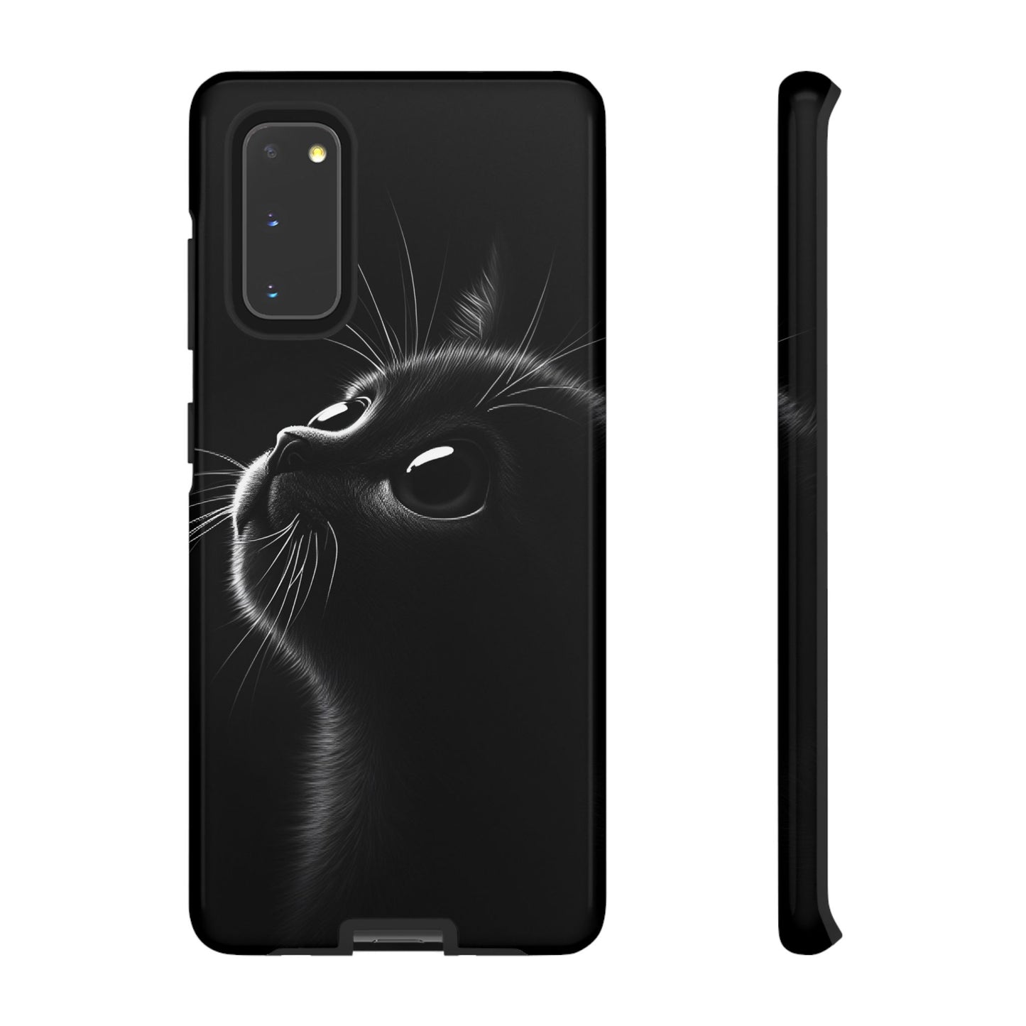 Cute Black Cat Phone Case - Cat Lover Phone Cases - iPhone 16 15 14 13 12 11, Samsung Galaxy & Google Pixel Phone Covers - Boo and Bewear