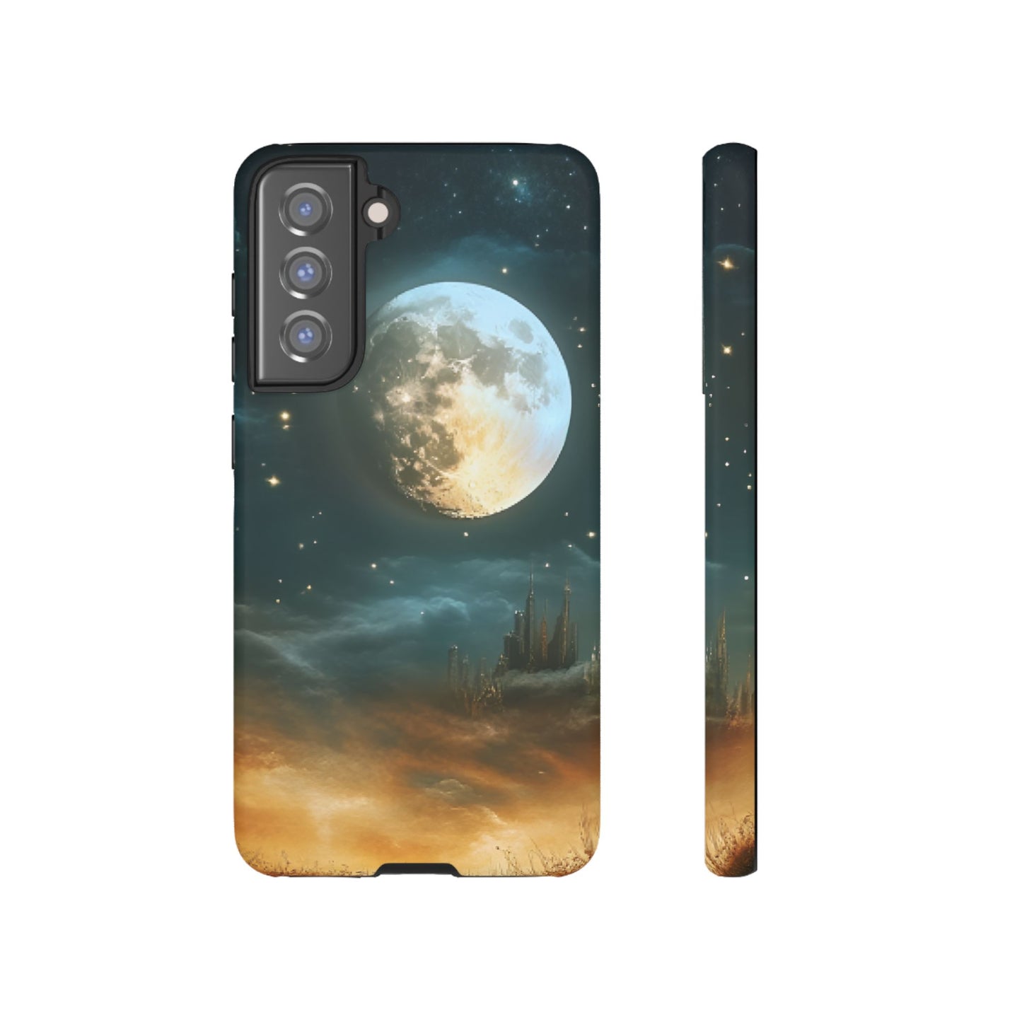 Space Phone Case - Planet and Stars in Fantasy World for iPhone 16 15 14 13 12 11, Samsung Galaxy & Google Pixel