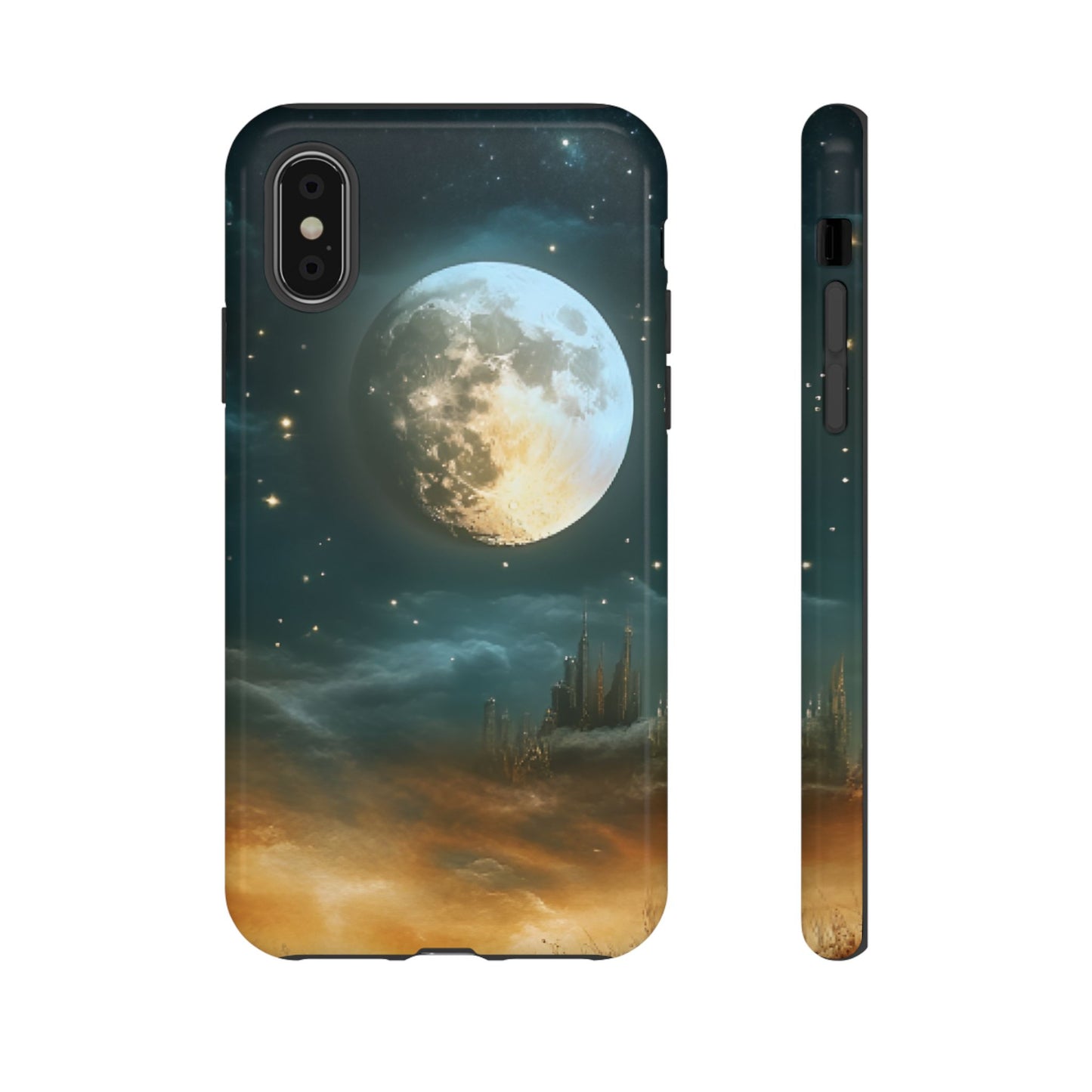 Space Phone Case - Planet and Stars in Fantasy World - iPhone 16 15 14 13 12 11, Samsung Galaxy & Google Pixel Phone Covers - Boo and Bewear