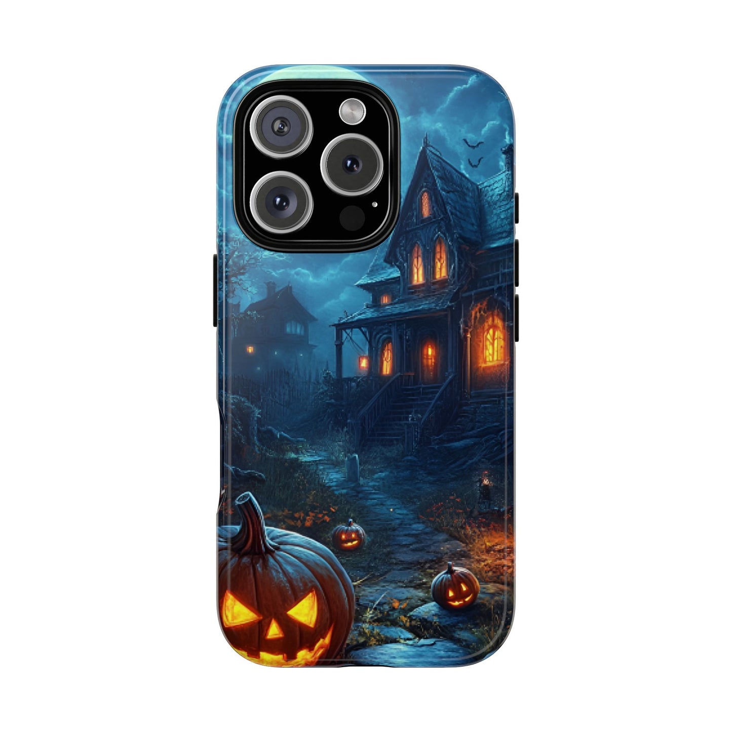 Halloween Haunted  House Phone Case - Spooky & Scary Phone Cases for iPhone 16 15 14 13 12 11, Samsung Galaxy & Google Pixel