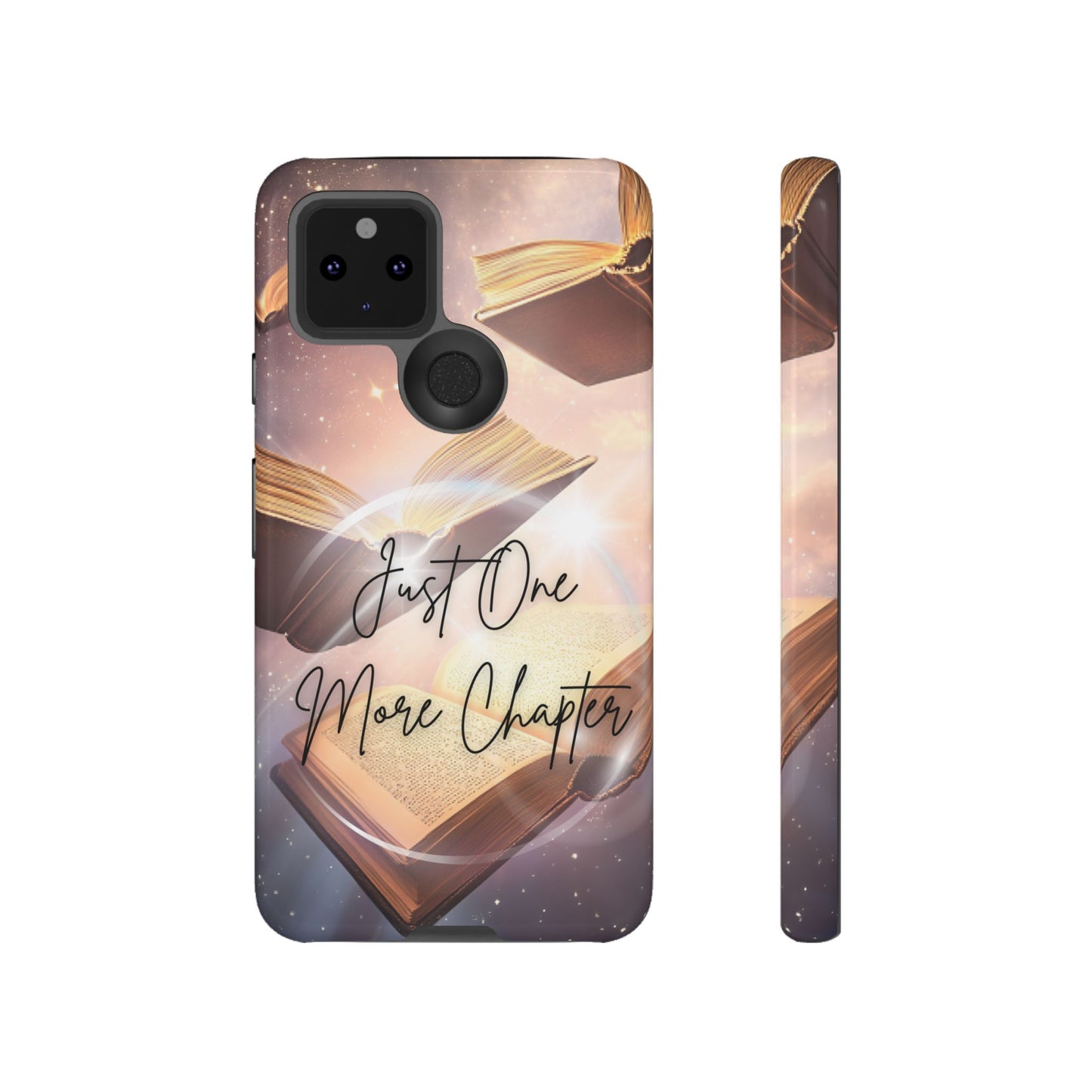 Bookish Phone Case -Just One More Chapter - Magic Vintage Books for iPhone 16 15 14 13 12 11, Samsung Galaxy & Google Pixel