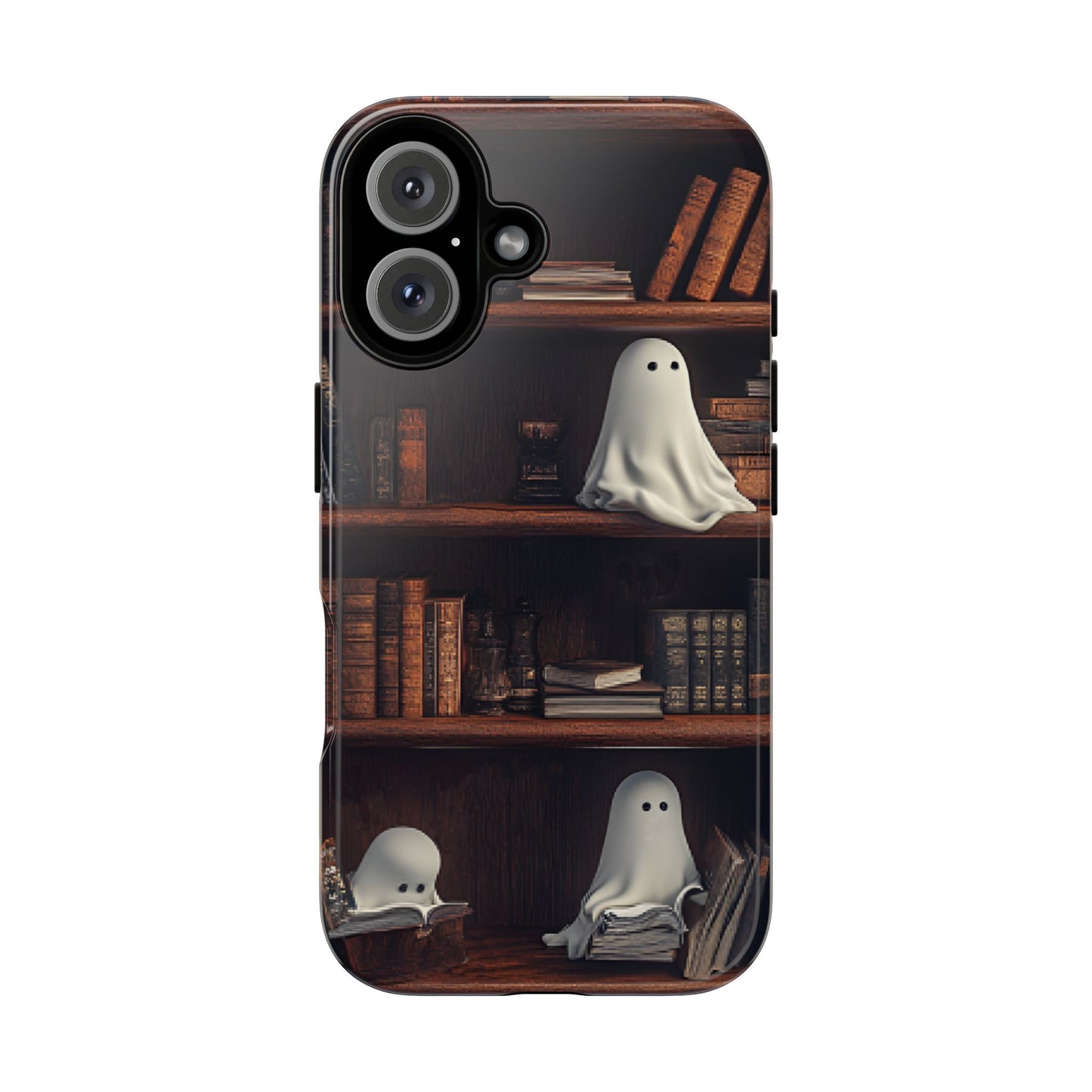 Bookish Ghost Phone Case - iPhone 16 15 14 13 12 11, Samsung Galaxy & Google Pixel Phone Covers