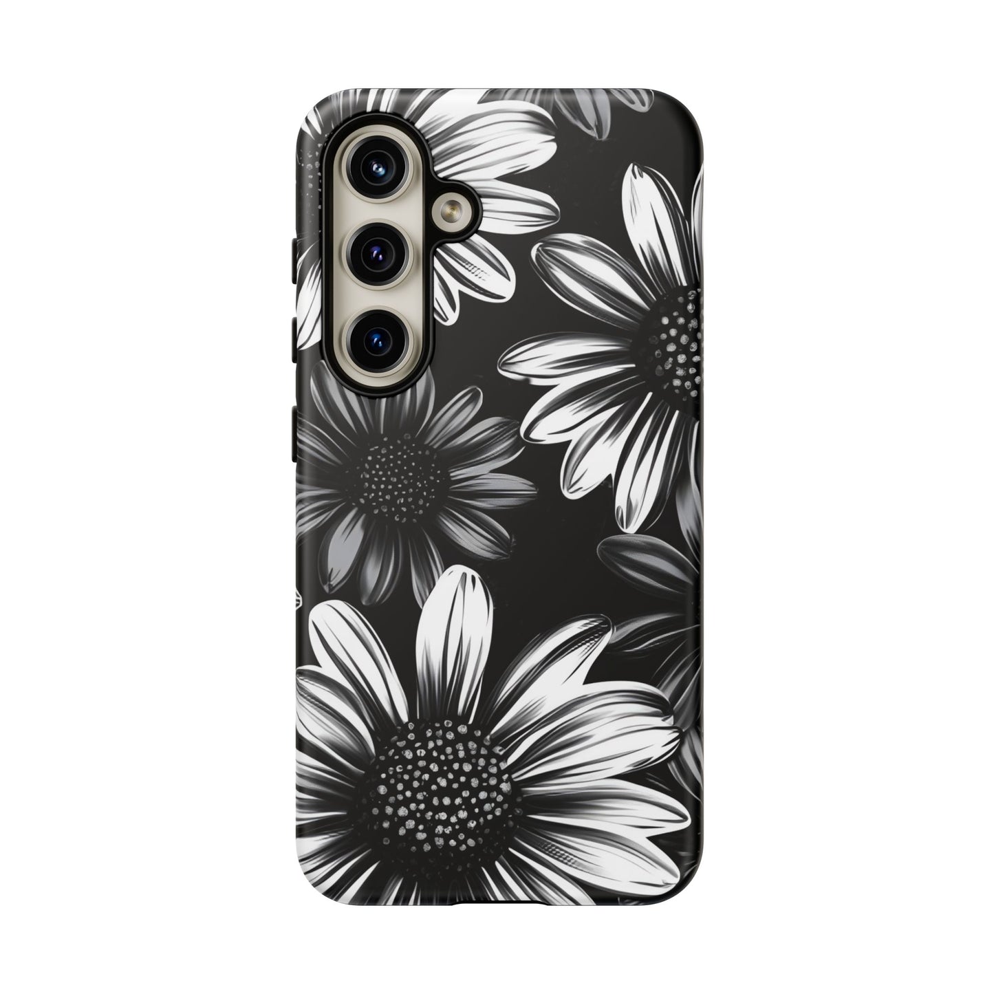 Daisy Phone Case - Dark Gothic Flower Phone Cases for iPhone 16 15 14 13 12 11, Samsung Galaxy & Google Pixel