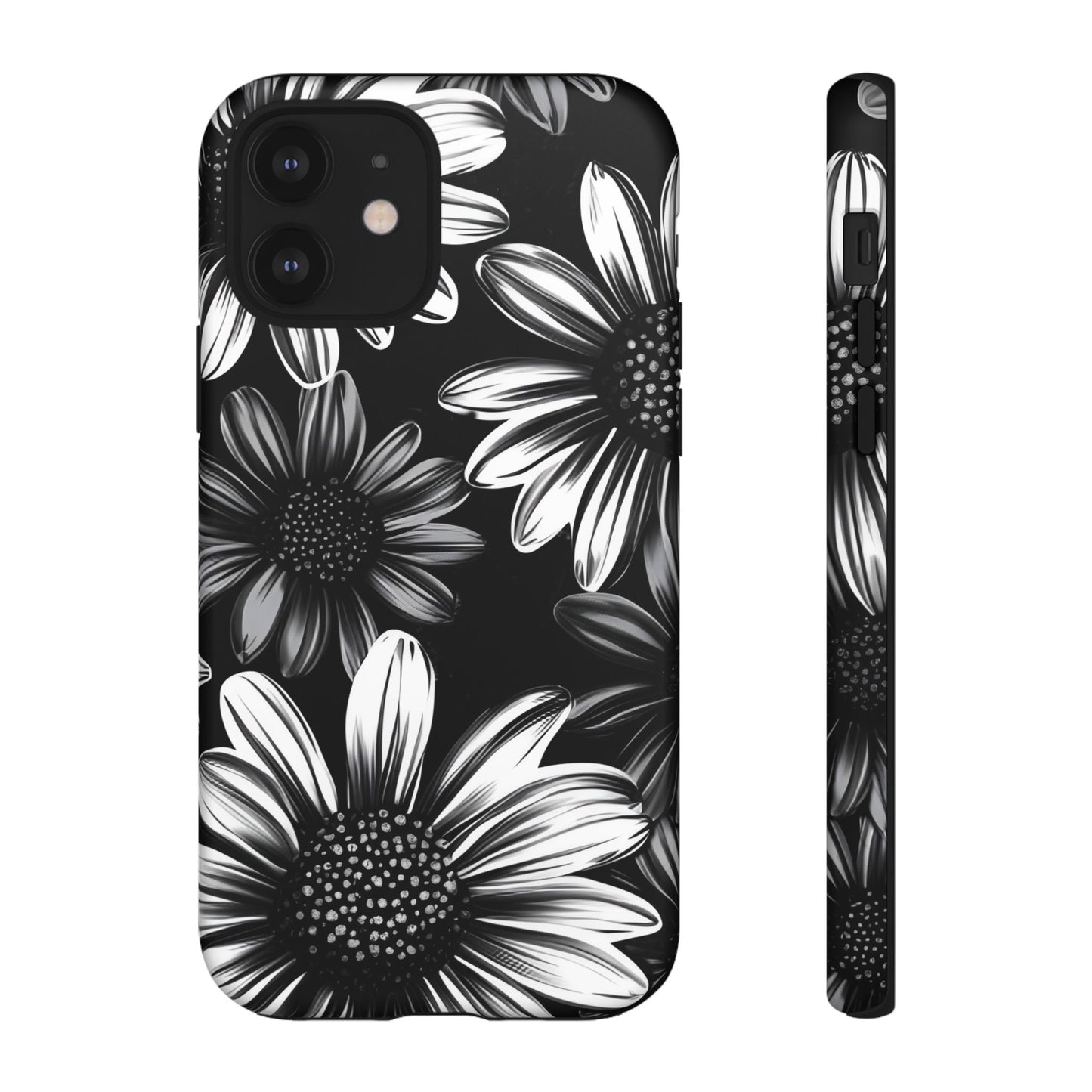 Daisy Phone Case - Dark Gothic Flower Phone Cases for iPhone 16 15 14 13 12 11, Samsung Galaxy & Google Pixel