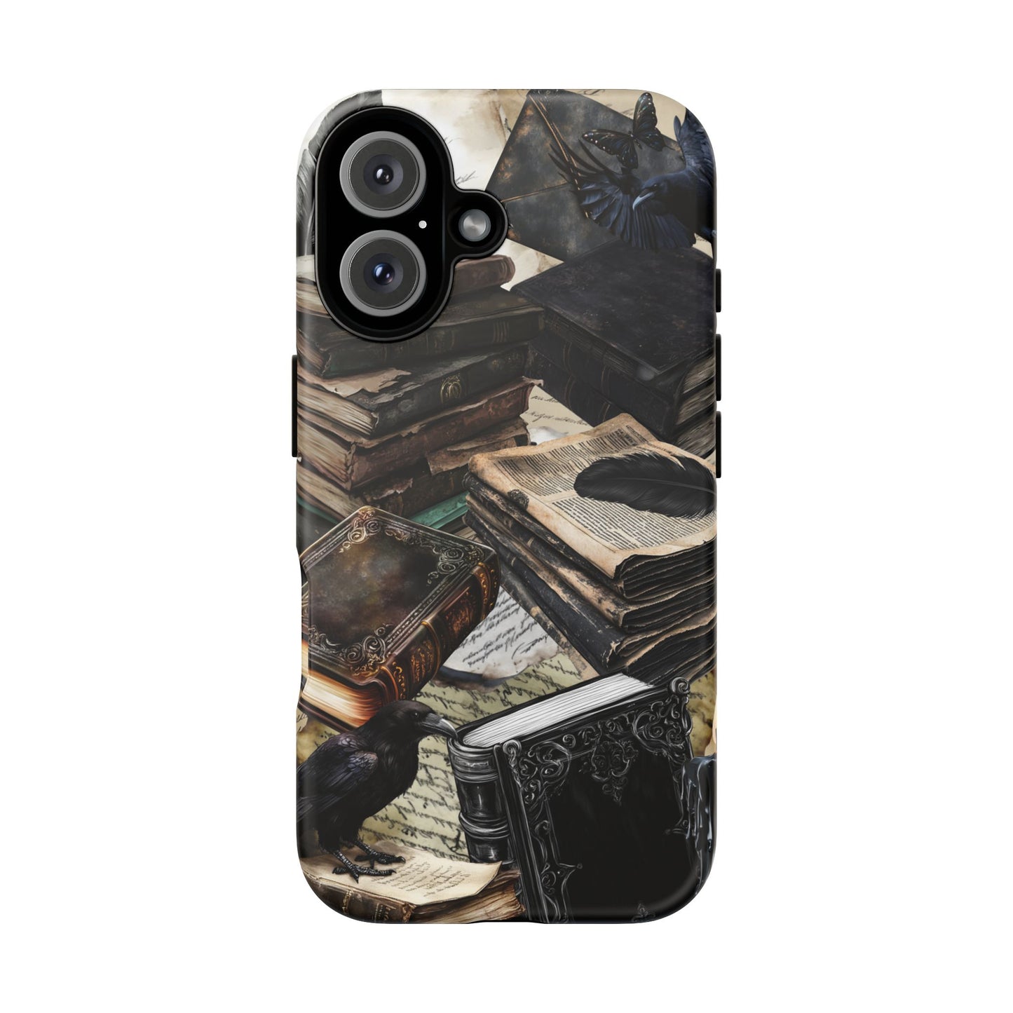 Dark Academia Collage Phone Case - iPhone 16 15 14 13 12 11, Samsung Galaxy & Google Pixel Phone Covers