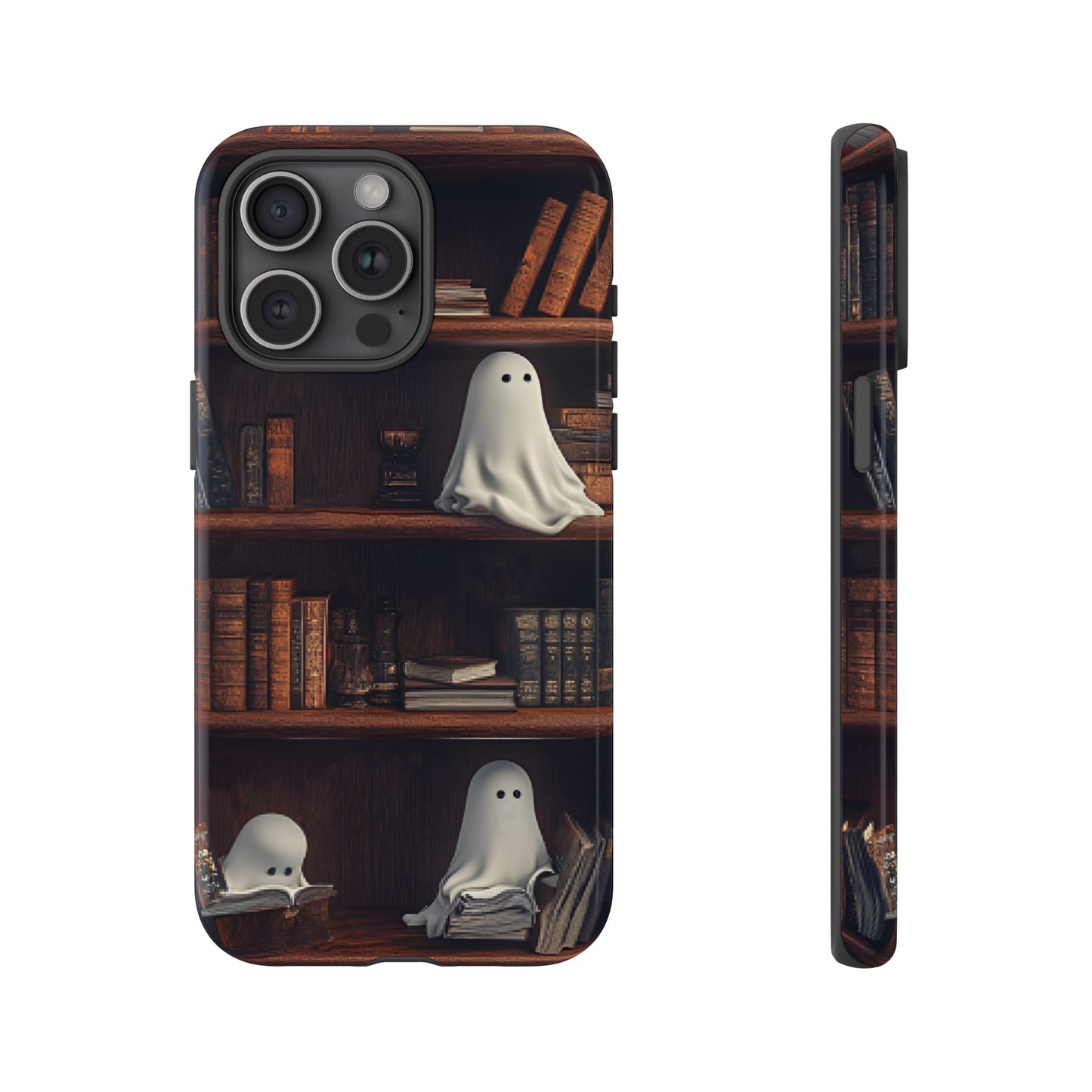 Bookish Ghost Phone Case - iPhone 16 15 14 13 12 11, Samsung Galaxy & Google Pixel Phone Covers