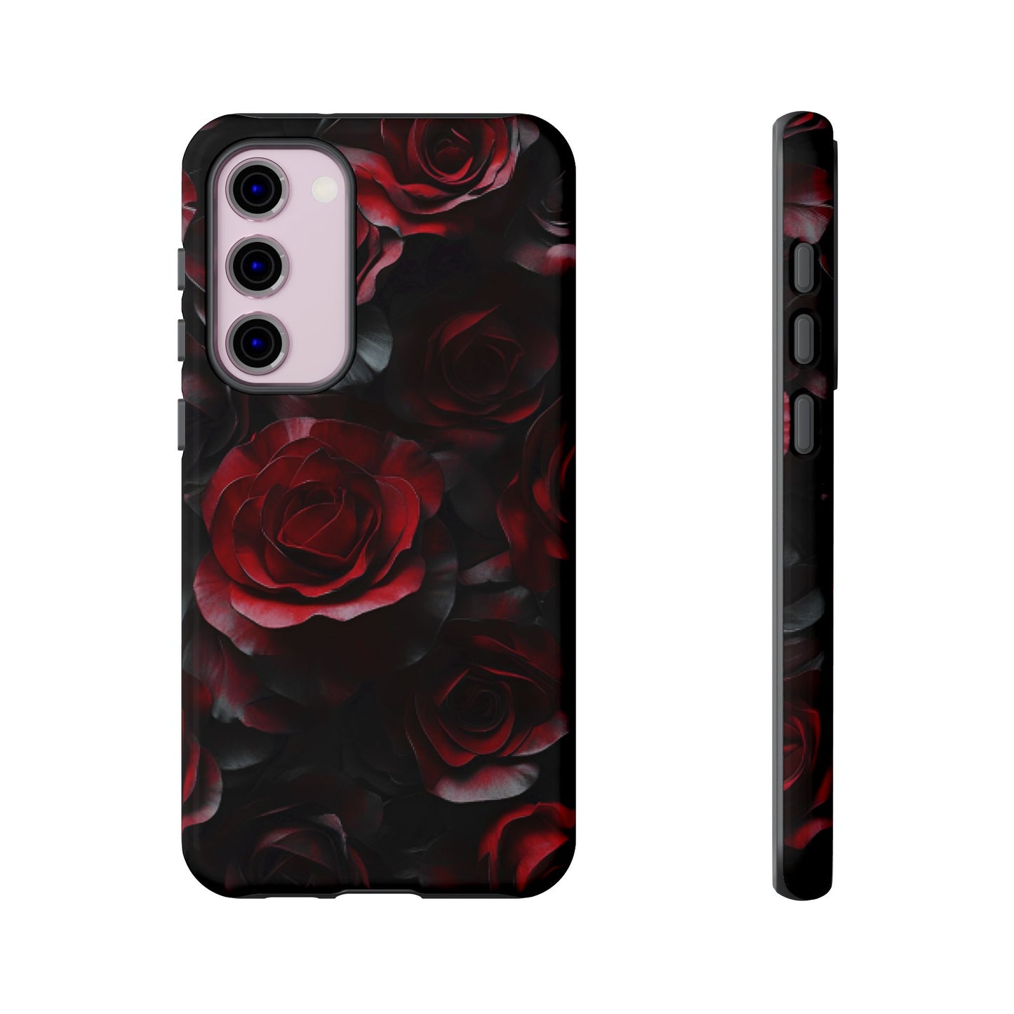 Dark Rose Flower Phone Case - Gothic Floral Phone Cases - iPhone 16 15 14 13 12 11, Samsung Galaxy & Google Pixel Phone Covers