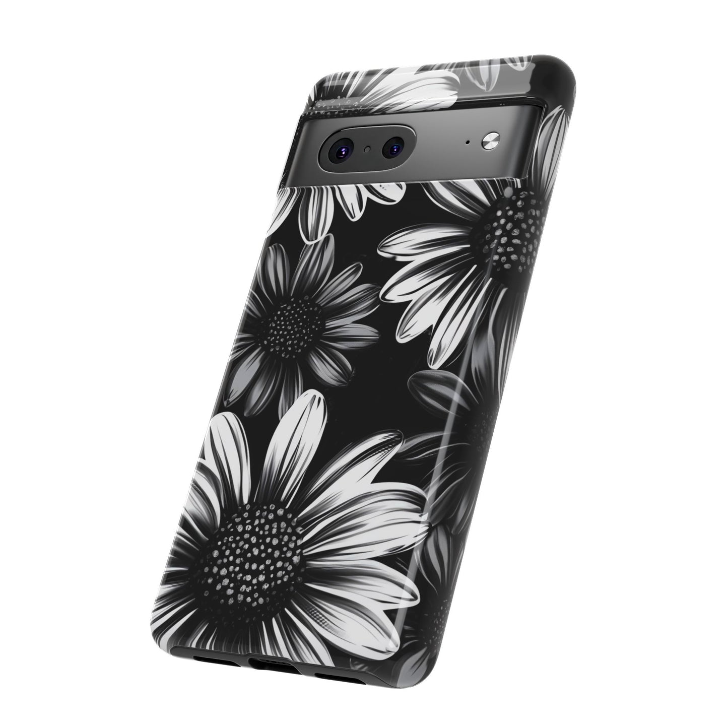 Daisy Phone Case - Dark Gothic Flower Phone Cases - iPhone 16 15 14 13 12 11, Samsung Galaxy & Google Pixel Phone Covers