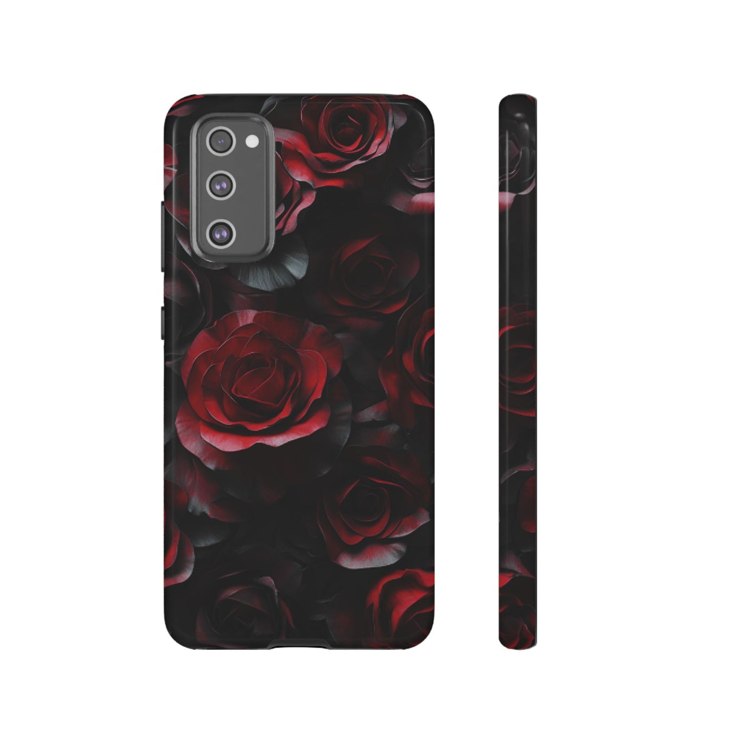 Dark Rose Flower Phone Case - Gothic Floral Phone Cases - iPhone 16 15 14 13 12 11, Samsung Galaxy & Google Pixel Phone Covers