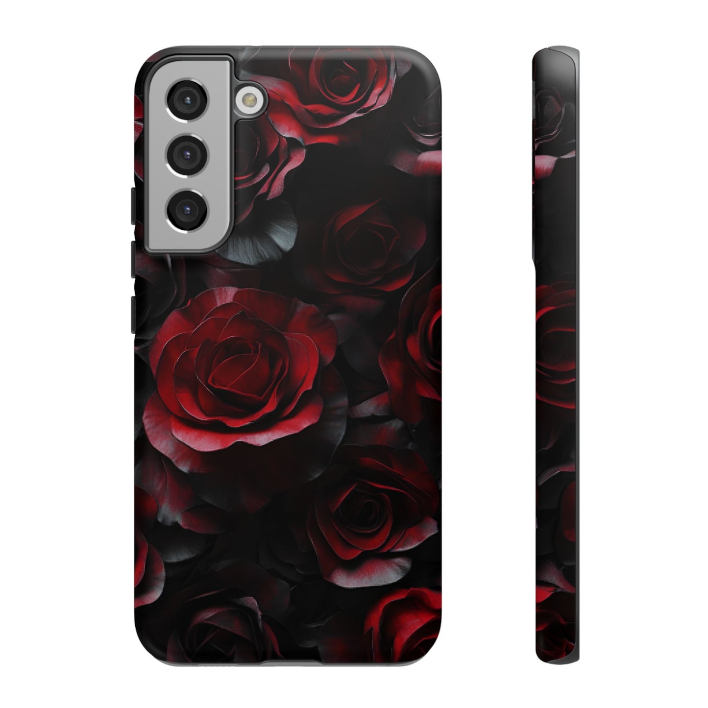 Dark Rose Flower Phone Case - Gothic Floral Phone Cases - iPhone 16 15 14 13 12 11, Samsung Galaxy & Google Pixel Phone Covers