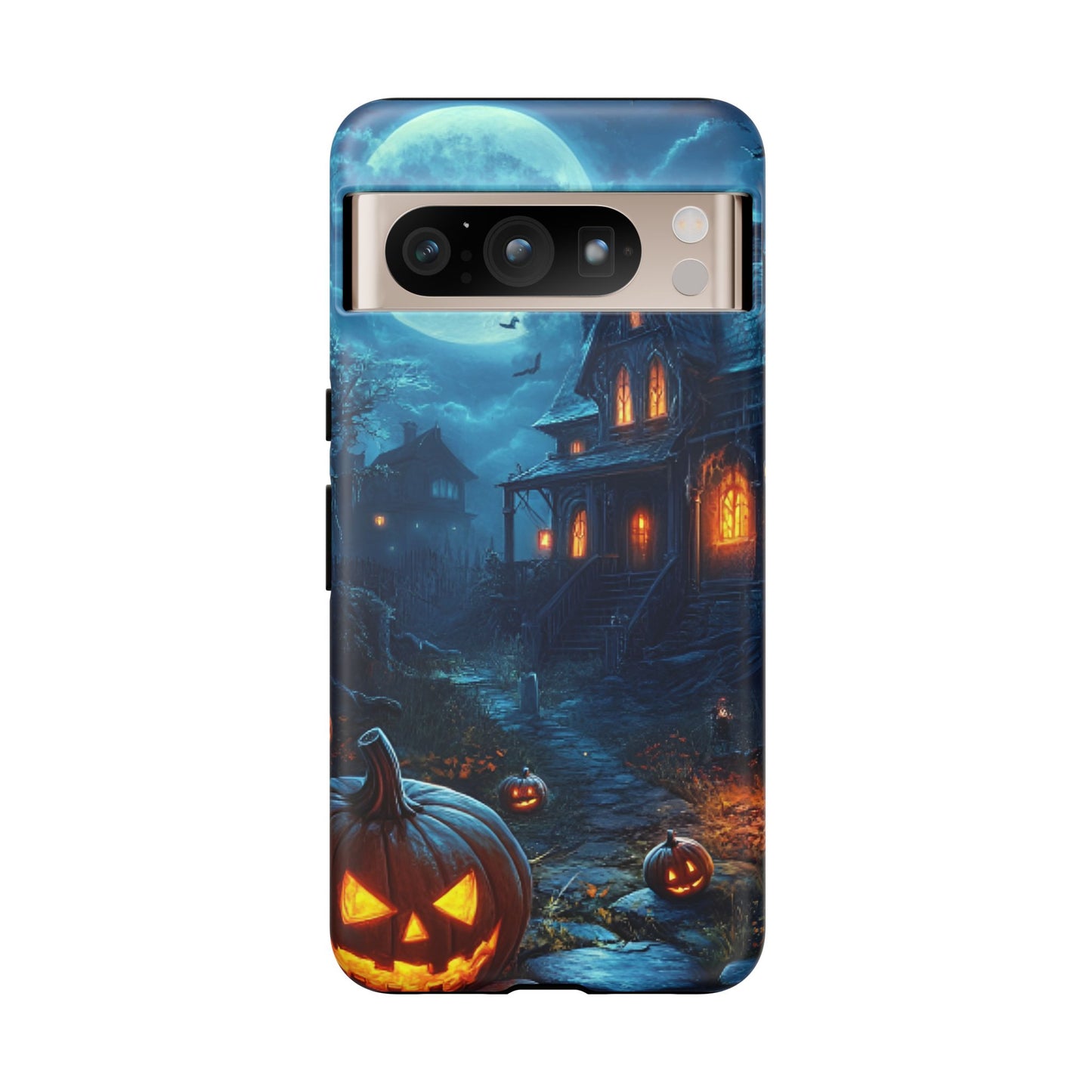 Halloween Haunted  House Phone Case - Spooky & Scary Phone Cases for iPhone 16 15 14 13 12 11, Samsung Galaxy & Google Pixel