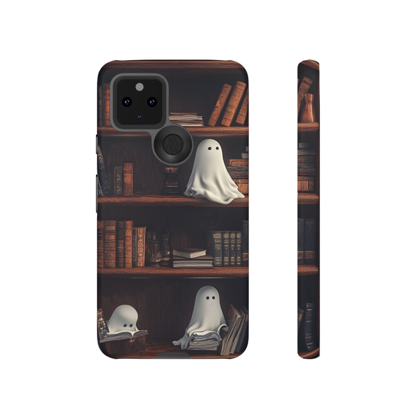 Bookish Ghost Phone Case - iPhone 16 15 14 13 12 11, Samsung Galaxy & Google Pixel Phone Covers